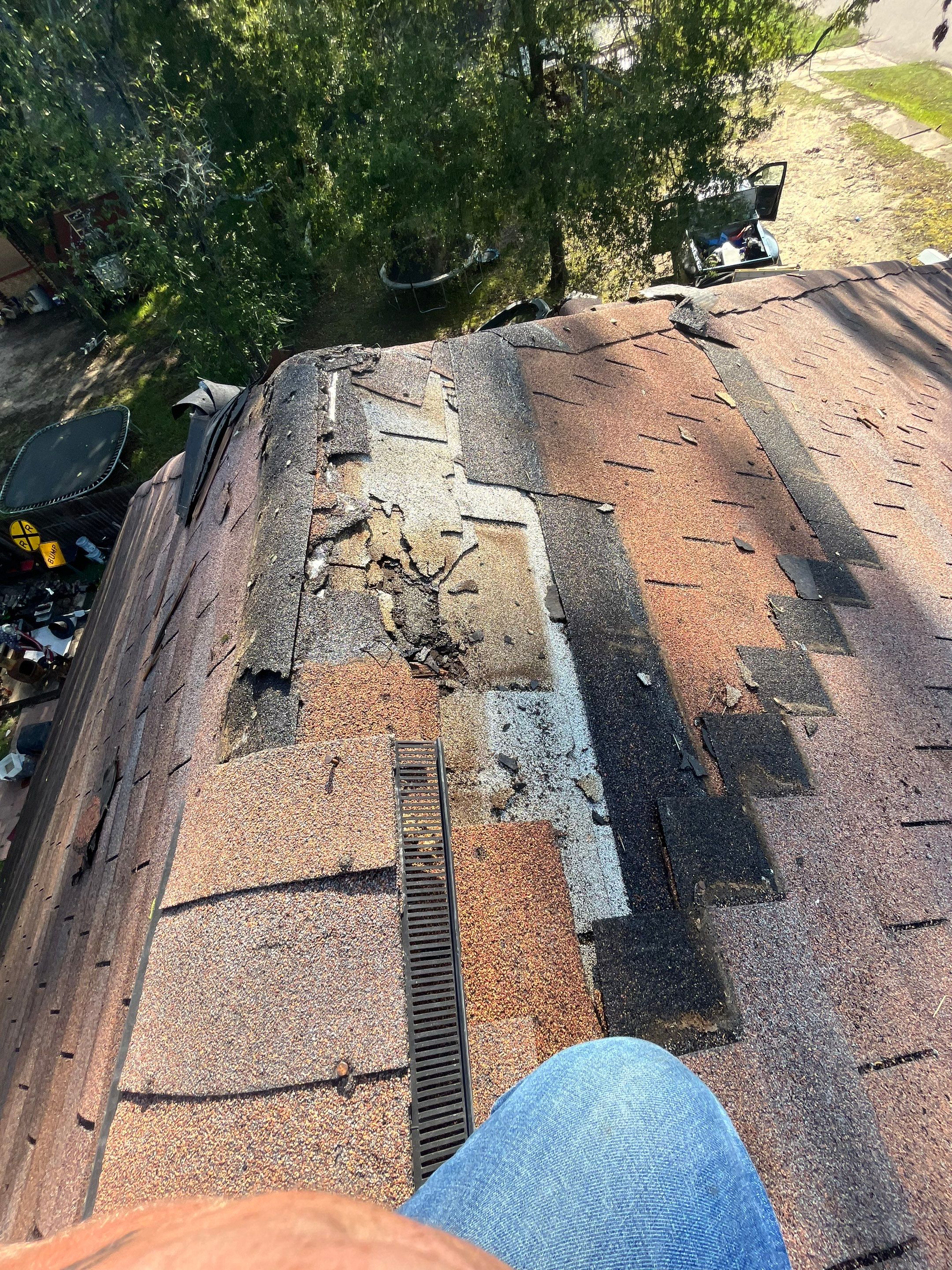 Residential Metal Roof Replacement using Reed's Metals: Colored Residental Panel (Burgundy) by Hostetler Roofing