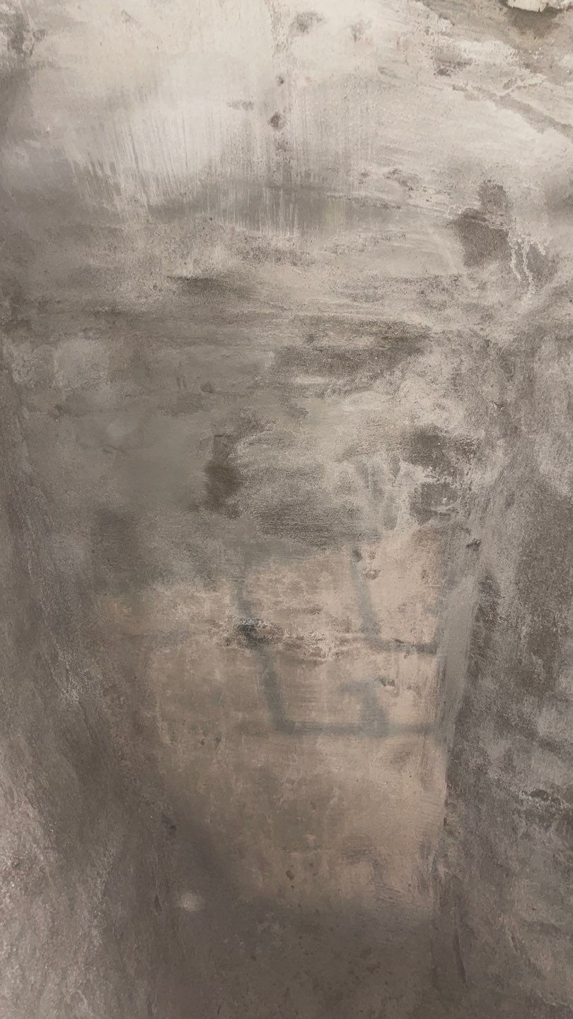 Parge Coating Drew's Stone Foundation by Waterproofing Northeast