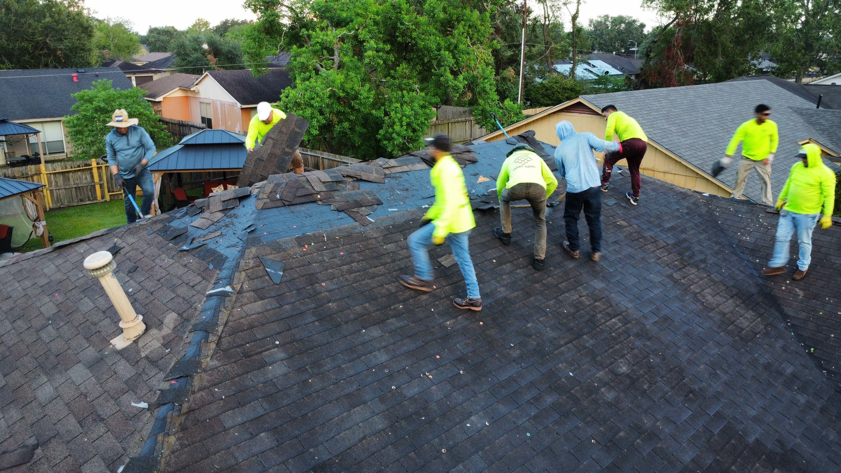 Marine Veteran Reroof Project by Berry Good Roofing 