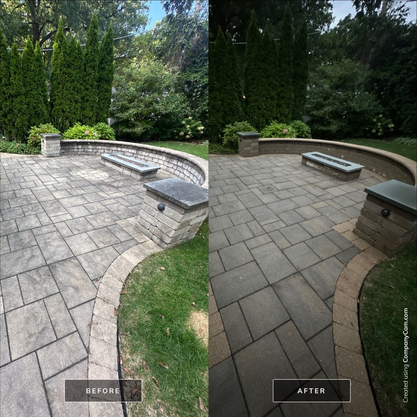 Project in Park Ridge by Simmons Power & Soft Washing