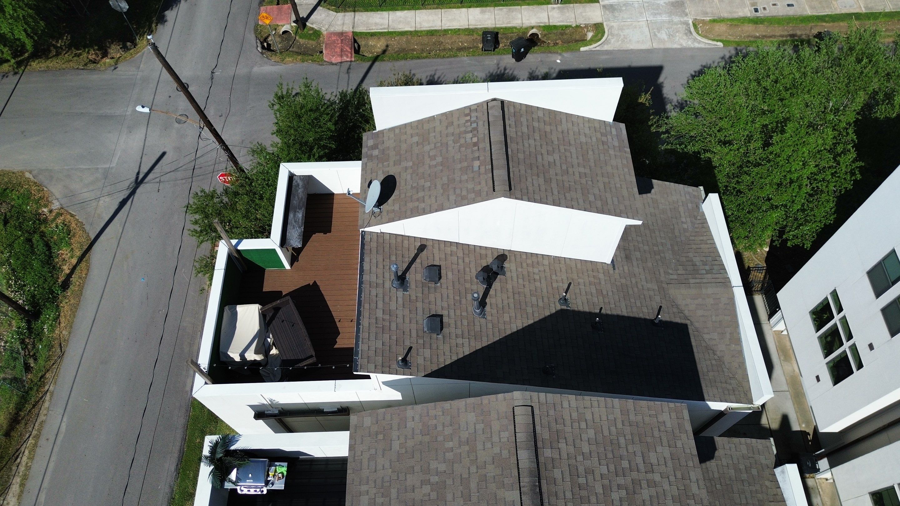 Townhome Roof Replacement by Houston Roofing & Construction