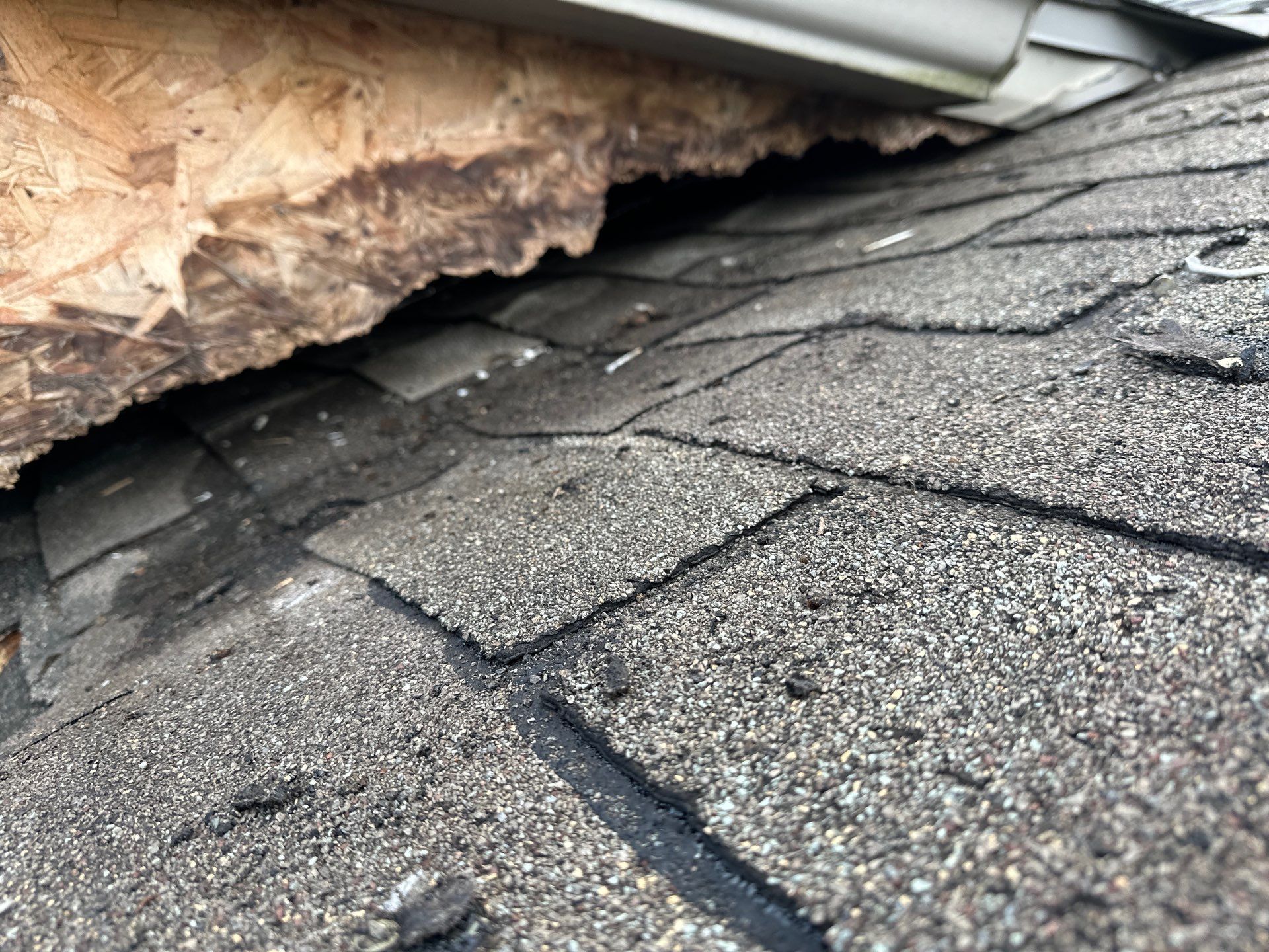 Soffit and Shingle repair  by Gellings Roofing & Siding