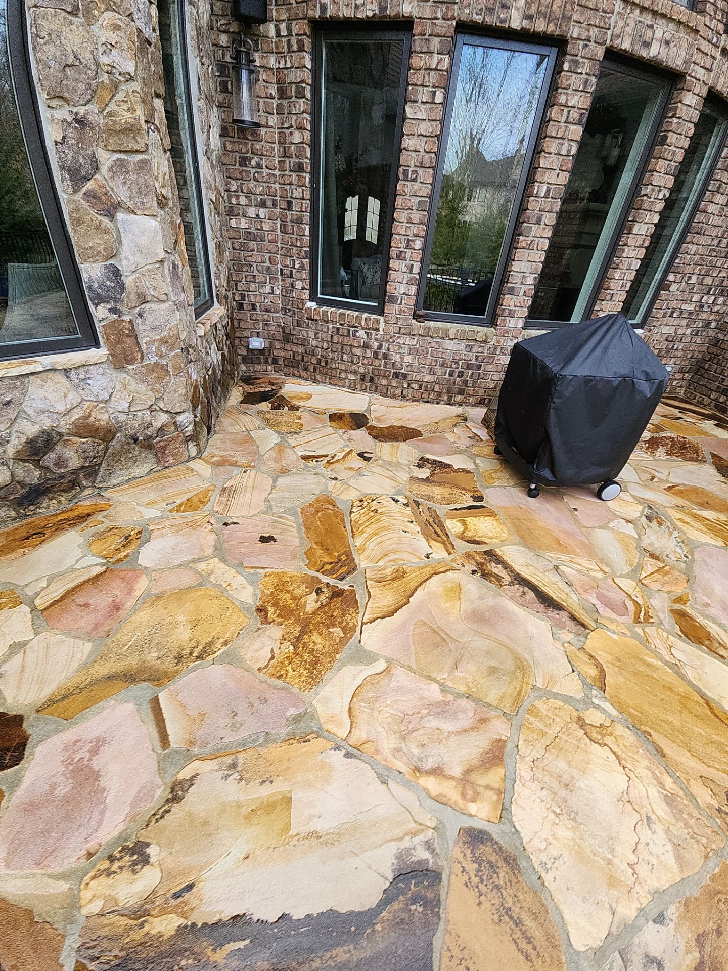 travertine  using Concrete Sealant by DuraSeal