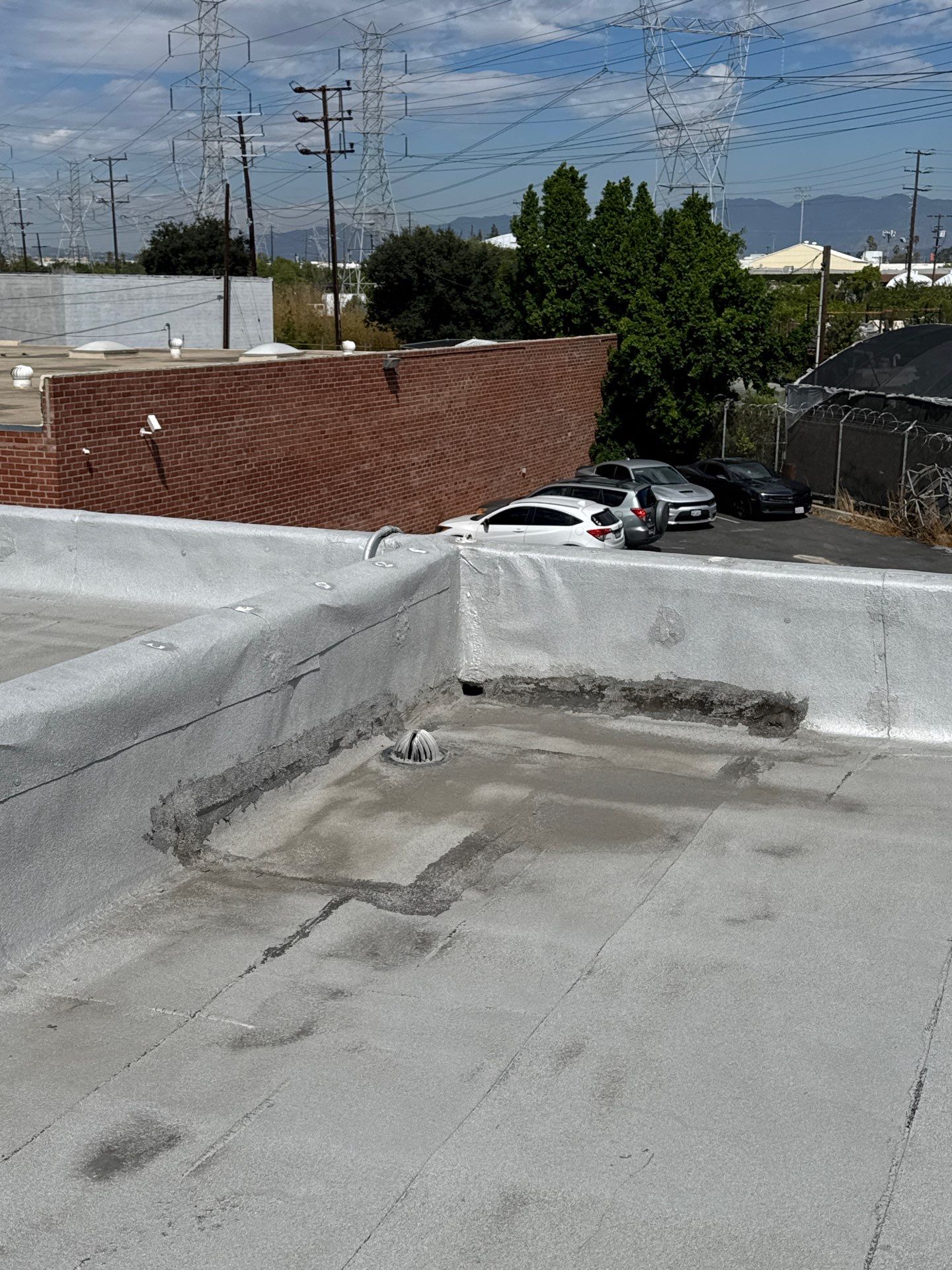 Commercial Silicone Membrane Installation Project by Hull Brothers Roofing
