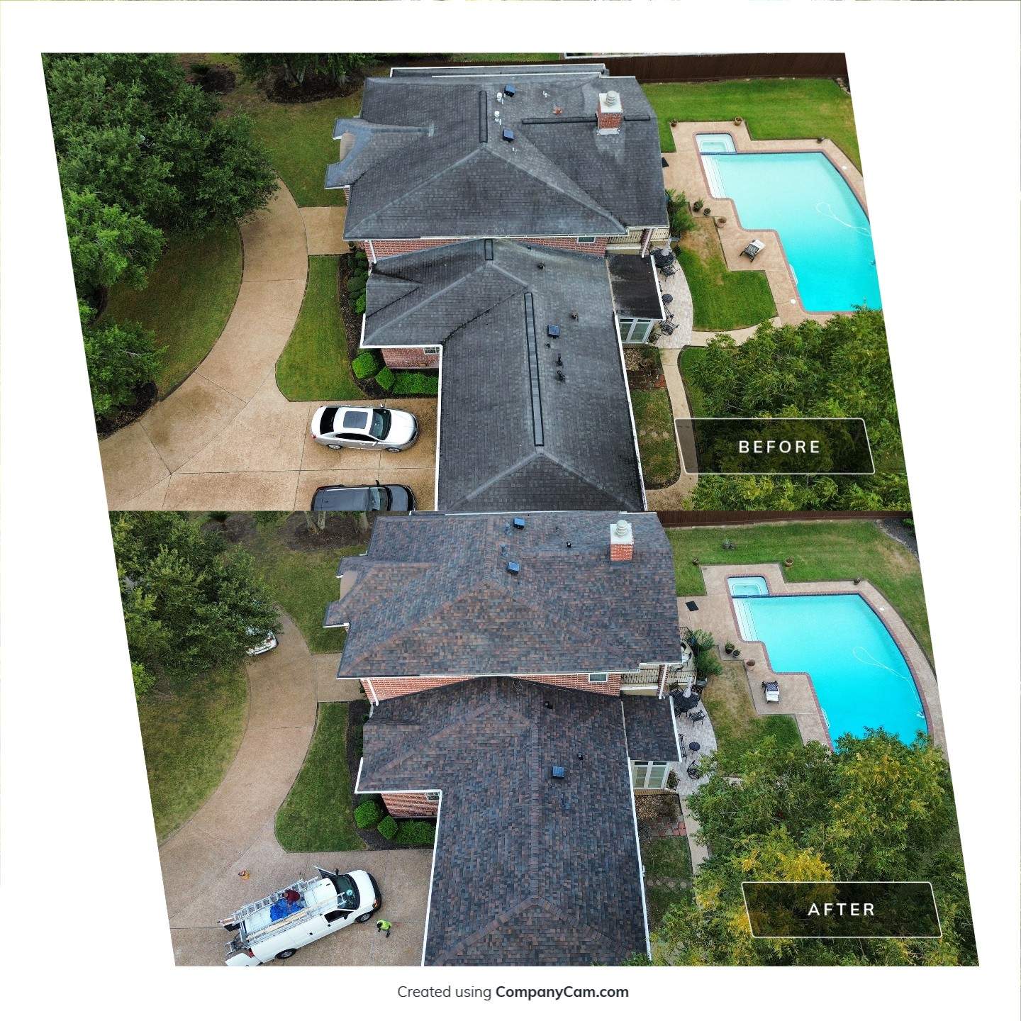 Stately Houston Roof Replacement With Owens Corning Duration Shingles by Houston Roofing & Construction