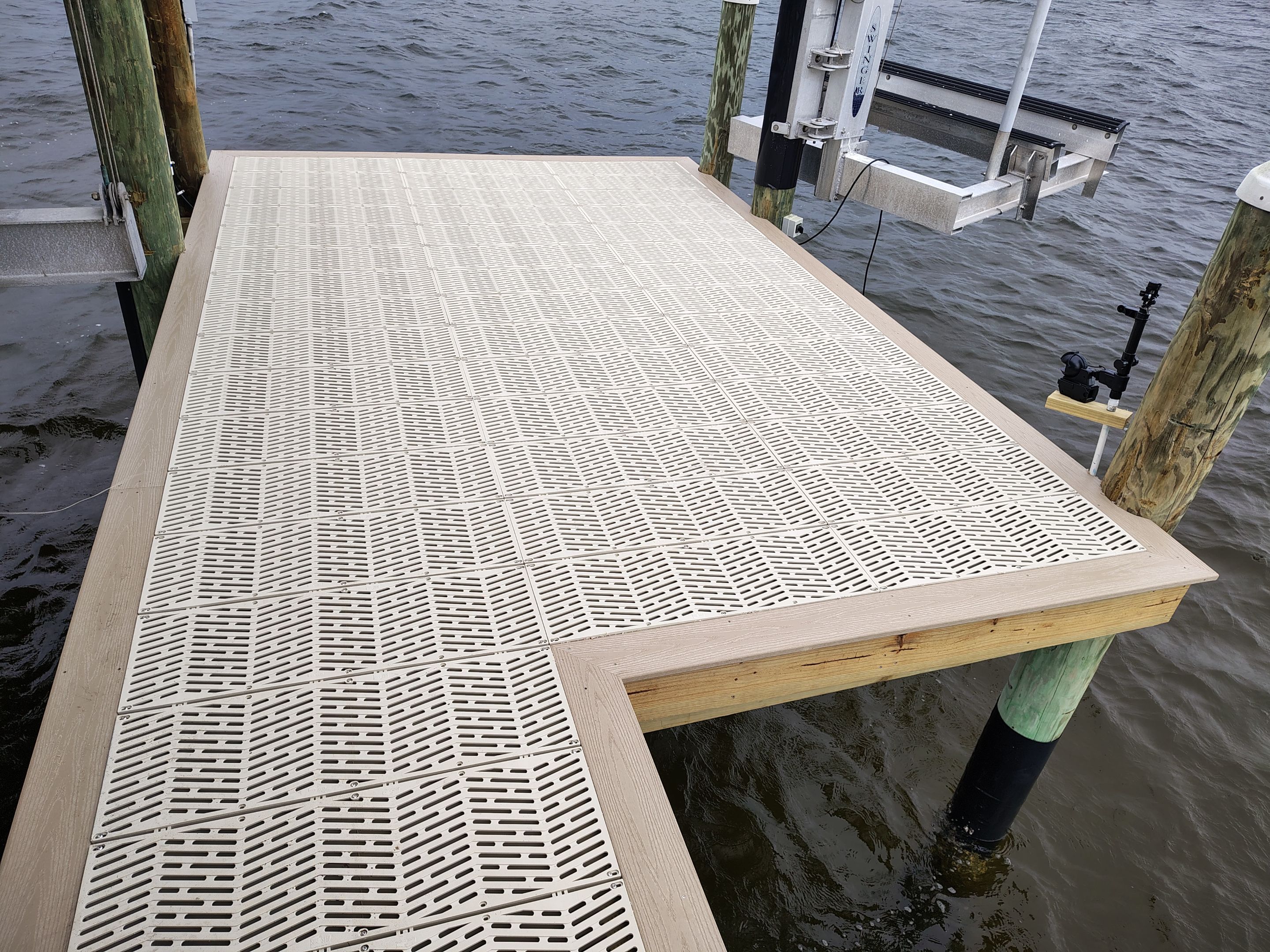 Dock Repair using Sure Step Decking  by Elite Marine Dock & Seawall