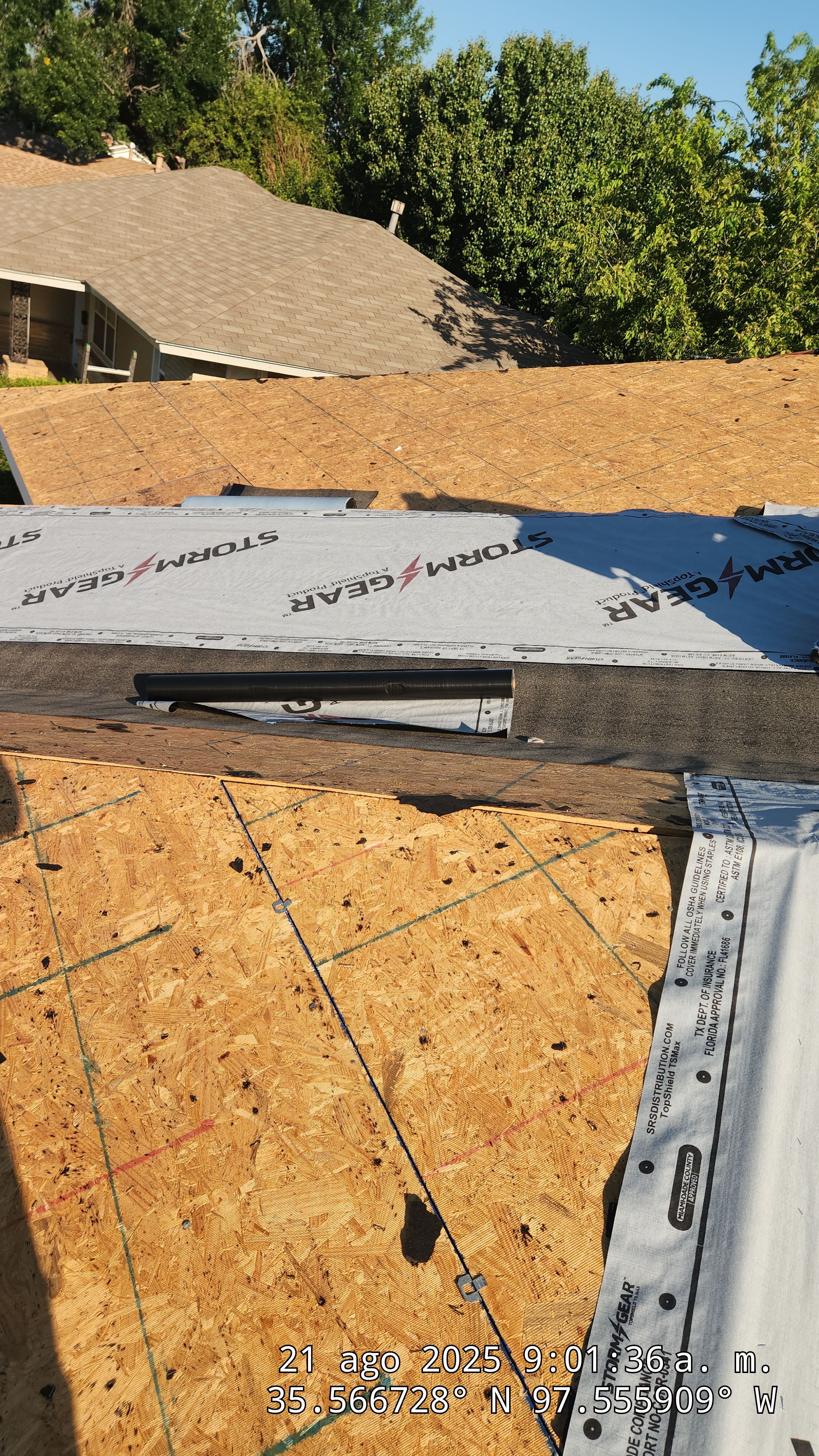 Residential Roofing Installation using GAF by Castillo Roofing