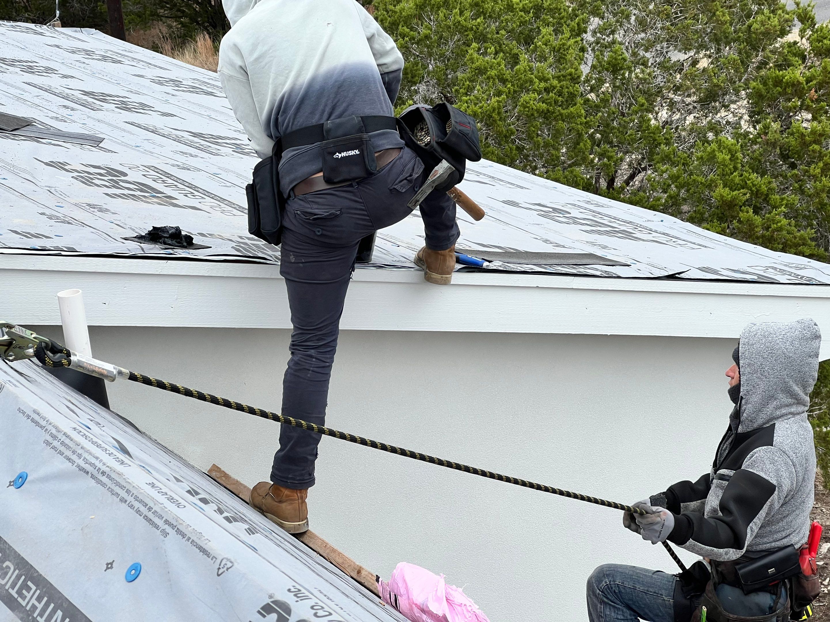 New Home Construction using Owens Corning 30 year Architectural Shingles by Premier Roofing and Contracting