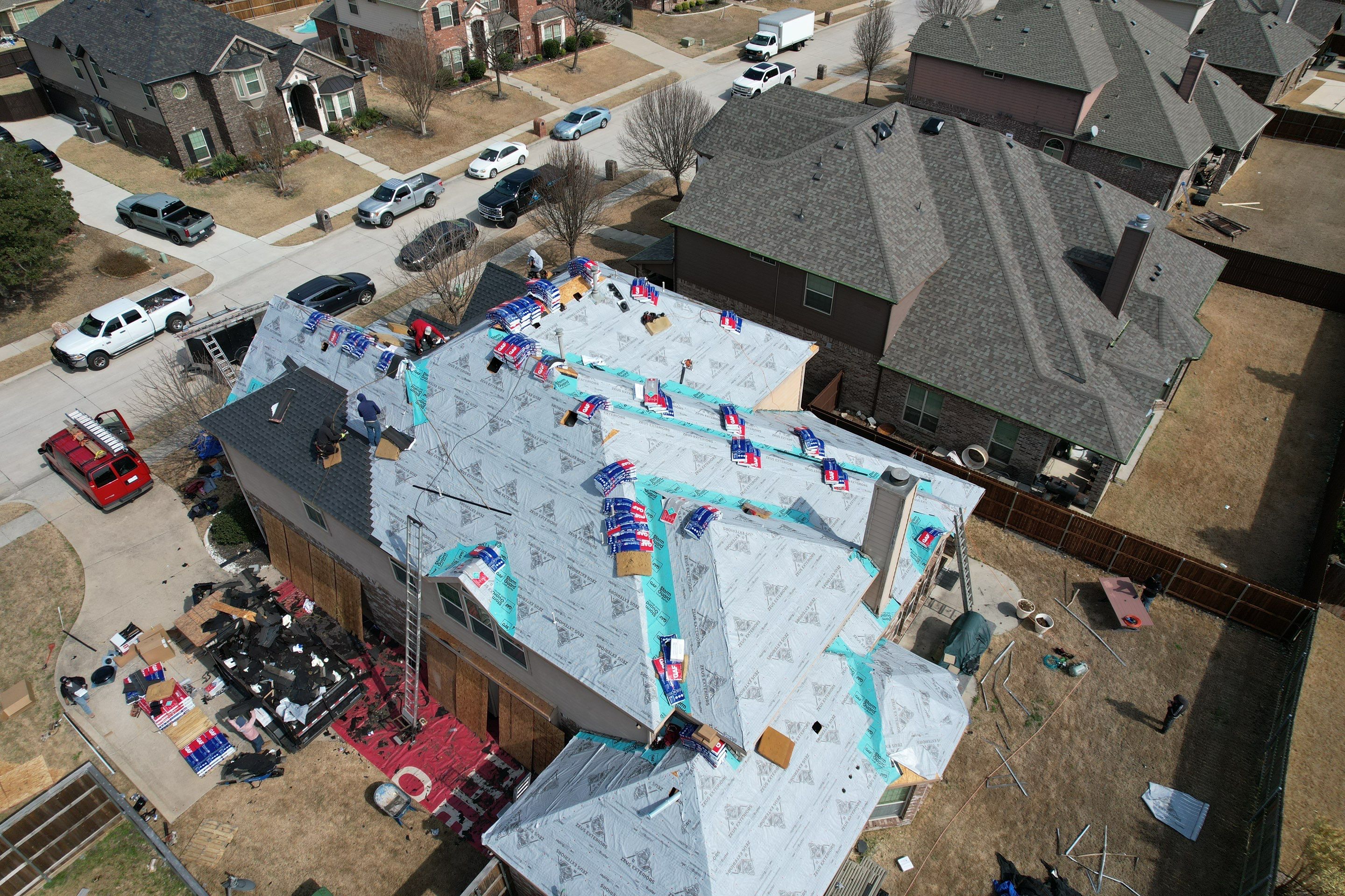 Project in Murphy by Zeus Exteriors