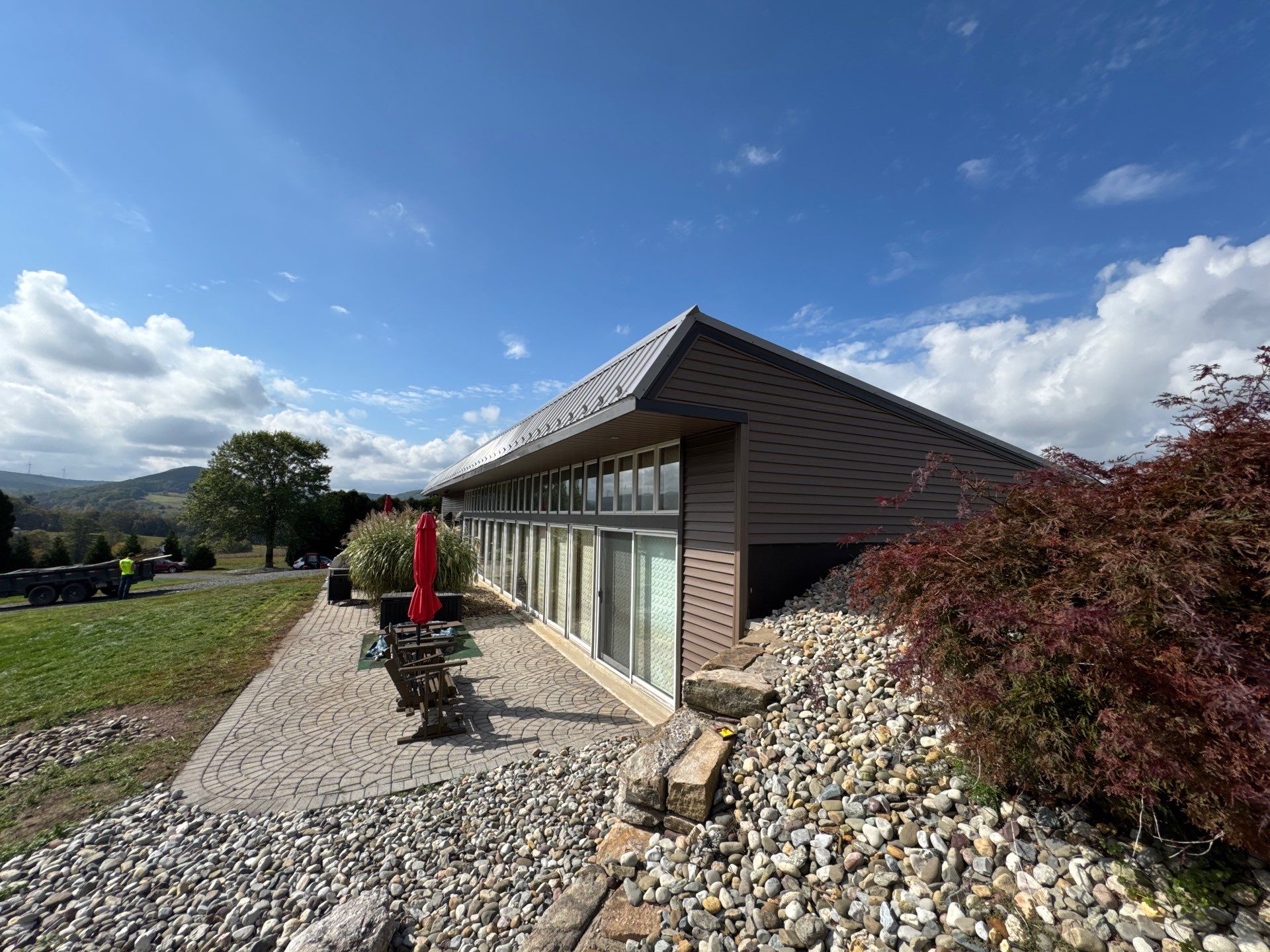 Exterior transformation in Ringtown by Esh Builders