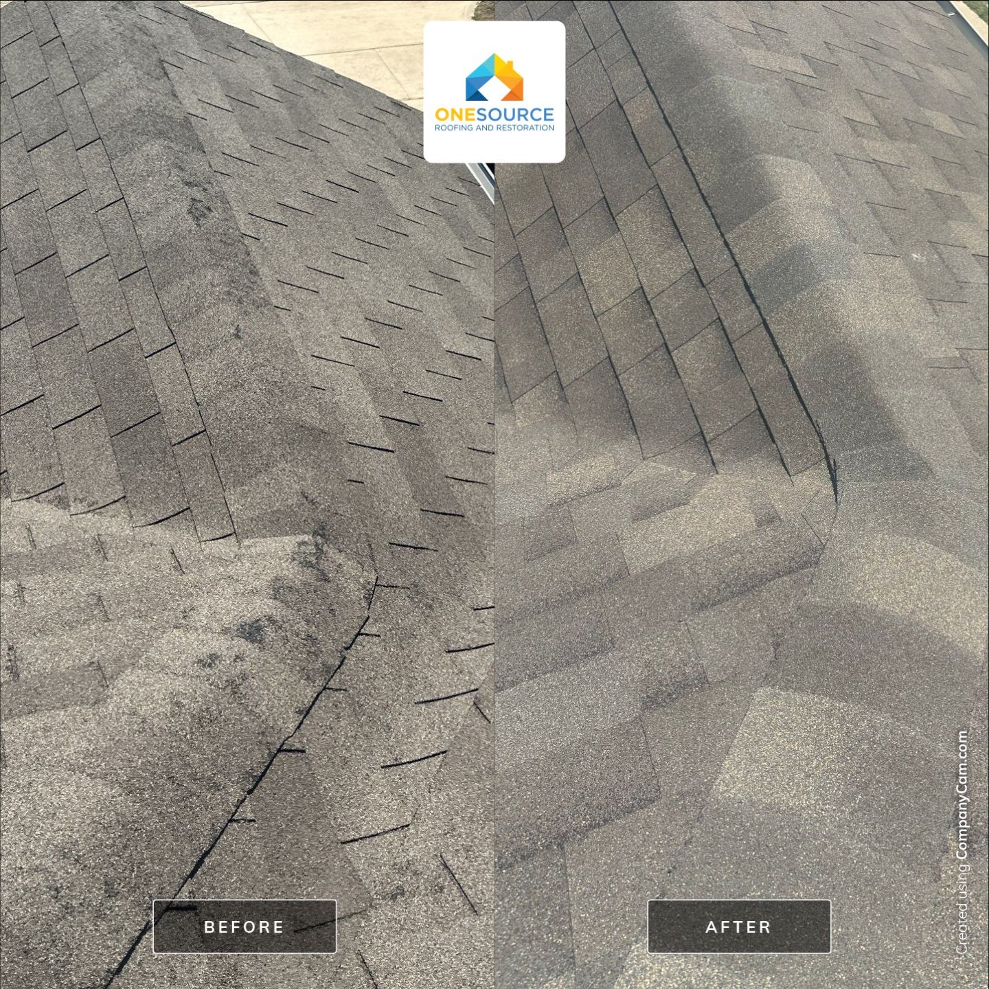 Residential Roofing Installation using Malarkey Highlander Weathered Wood Plus by OneSource Roofing and Restoration