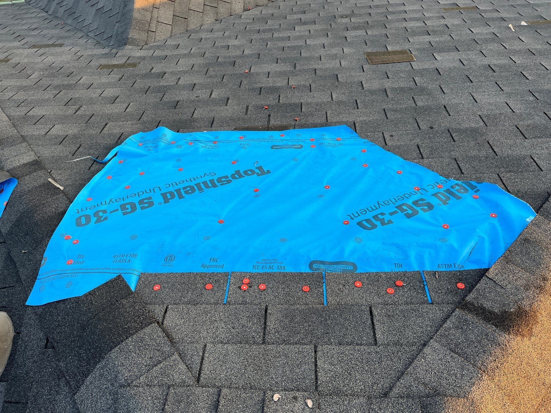 Residential Roofing Repair using Owen's Corning Duration (Lifetime) Shingles by Roof Repair Company