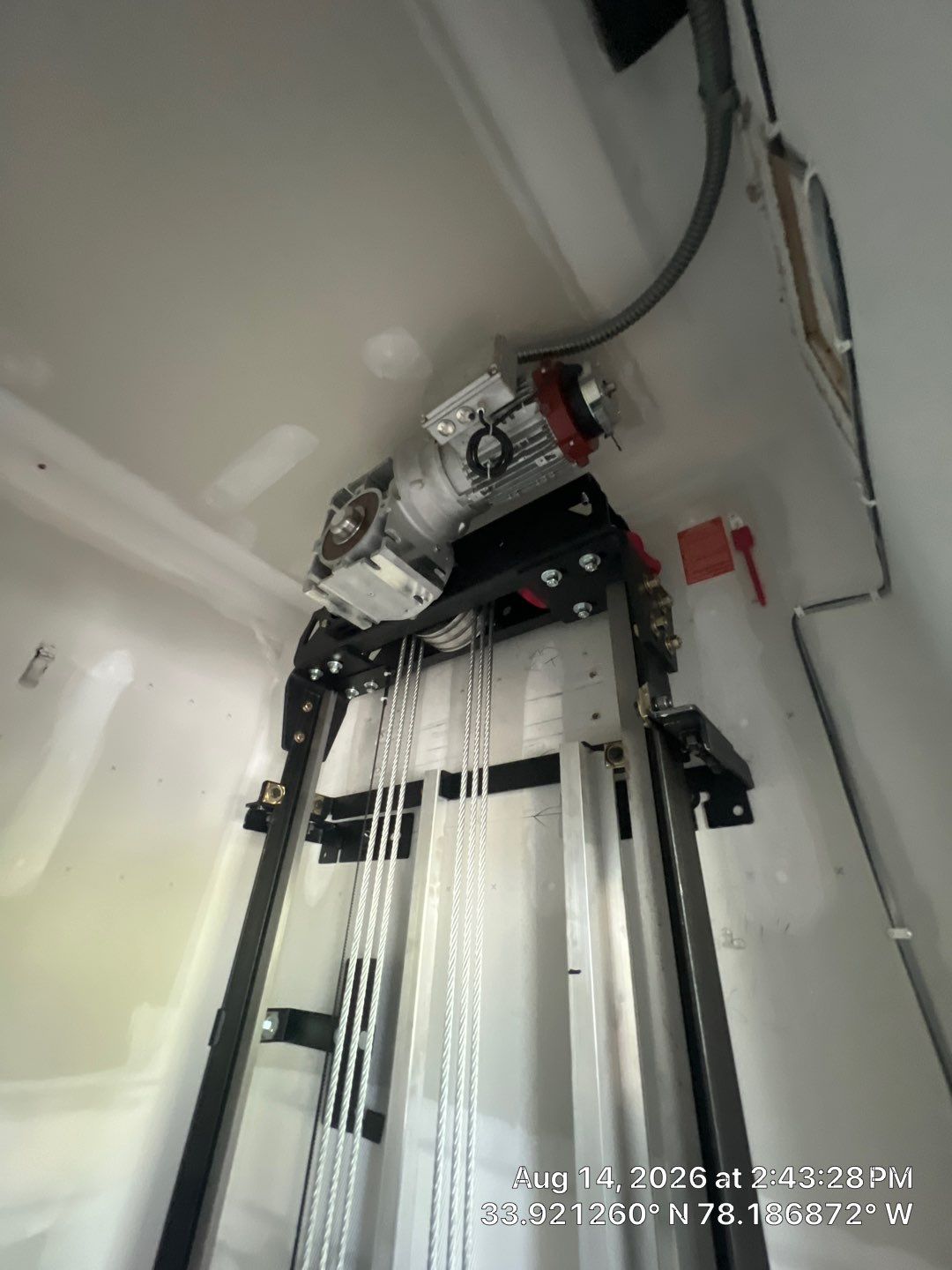 Residential Elevator Shaft Framing in Oak Island, NC by RGR Construction and Roofing, LLC