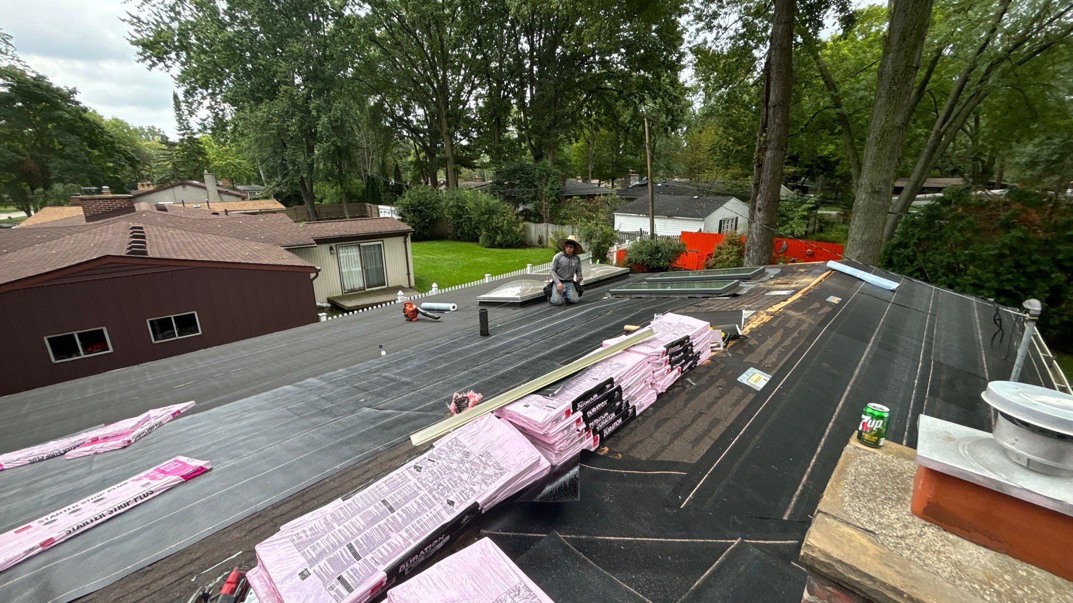 Roof Replacement using Owens Corning Duration by 180 Contractors