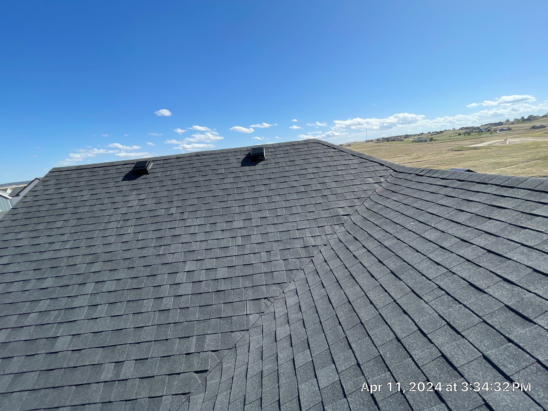 Residential Roofing Installation using Atlas Pinnacle Impact Black Shadow by Blue Peaks Roofing LLC 