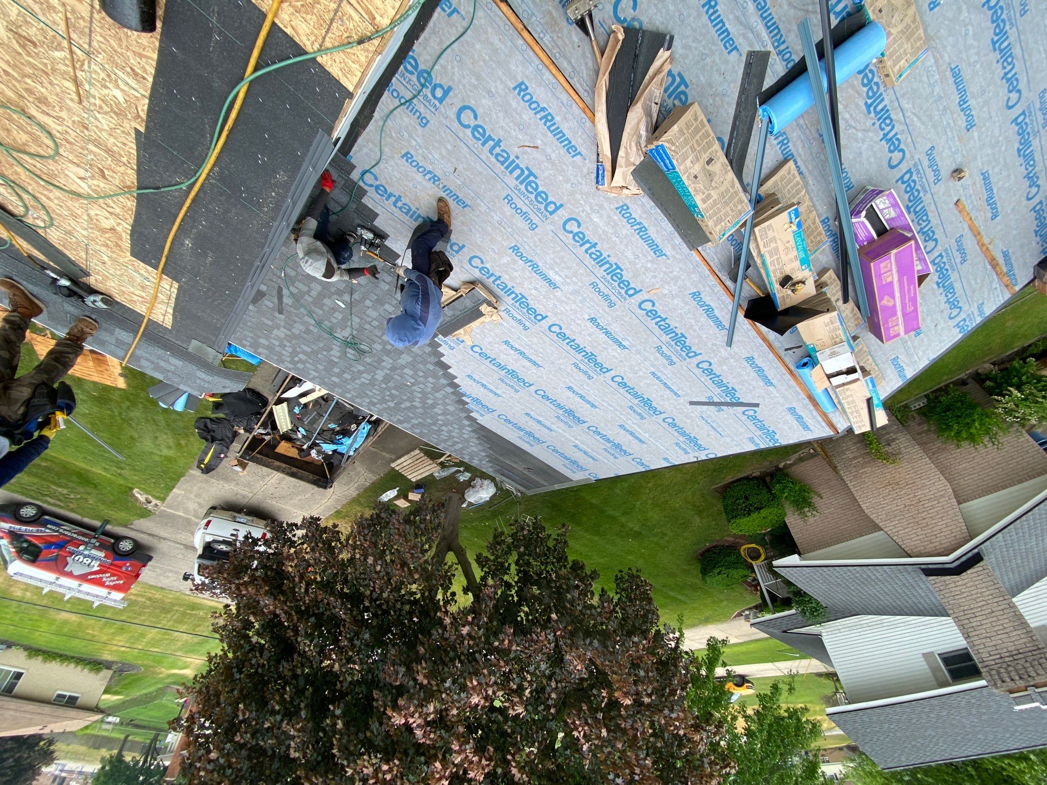Roof Replacement using CertainTeed Landmark by 180 Contractors