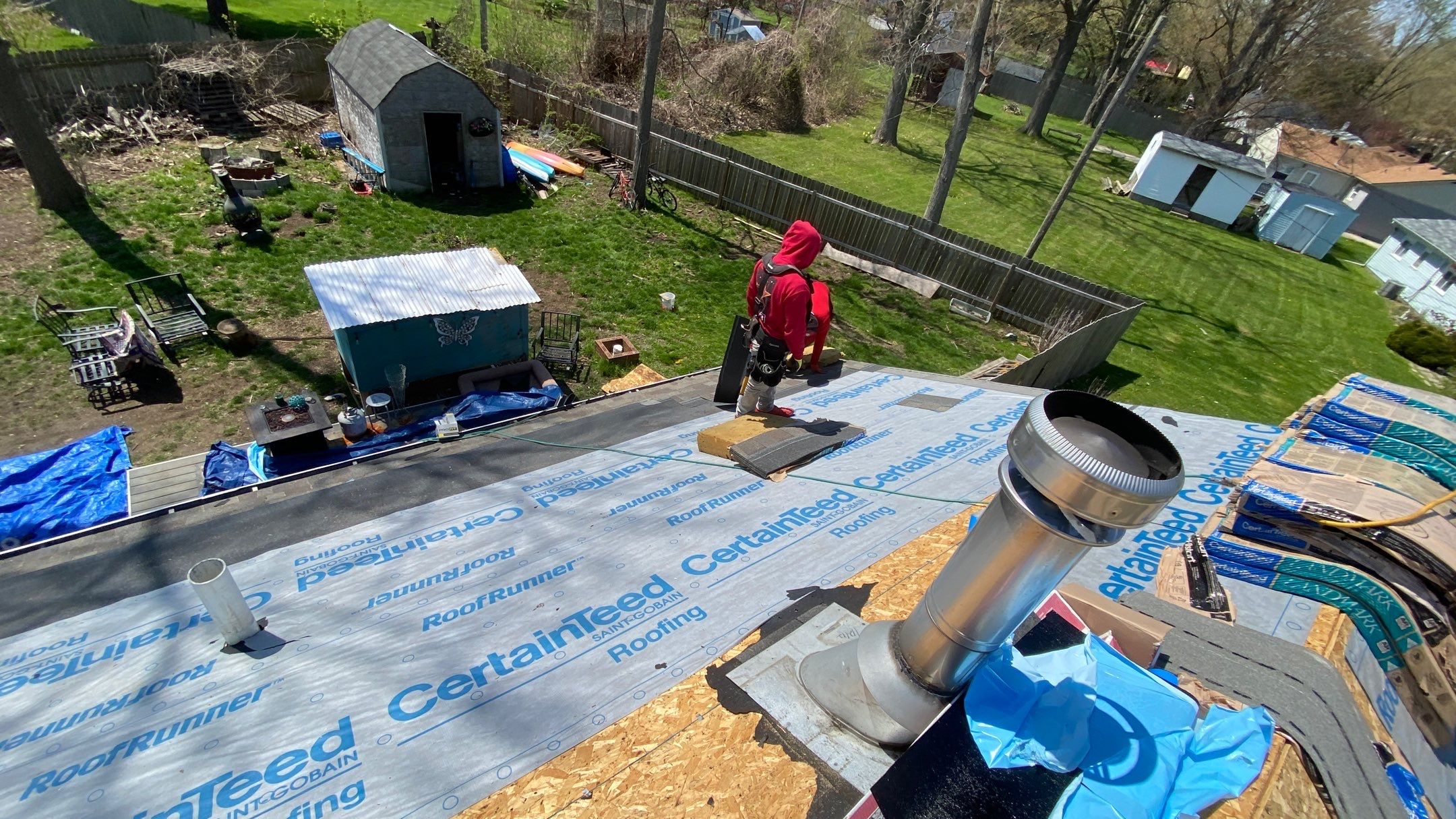 Roof Replacement using CertainTeed Landmark by 180 Contractors
