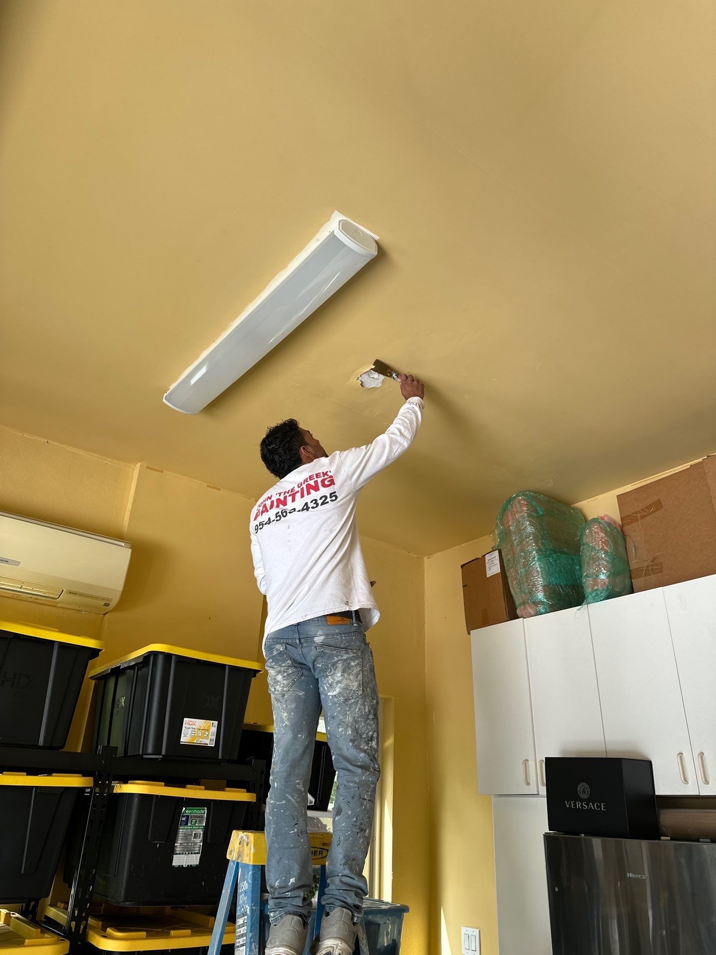 Kitchen Cabinet Painting Fort Lauderdale by John “The Greek” Painting