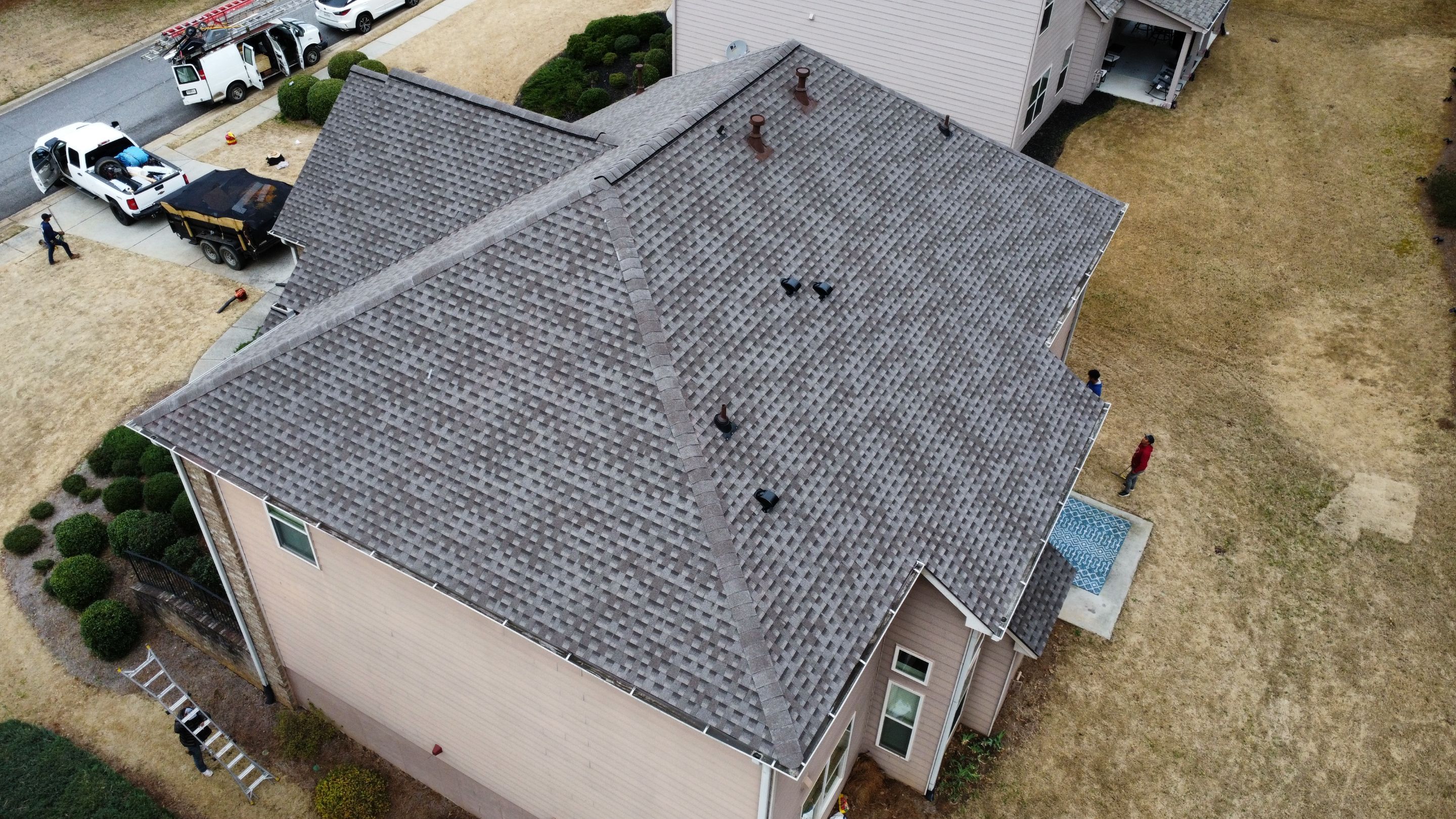Cumming, GA Roof Replacement, GAF HDZ Mission Brown by Reset Roofing