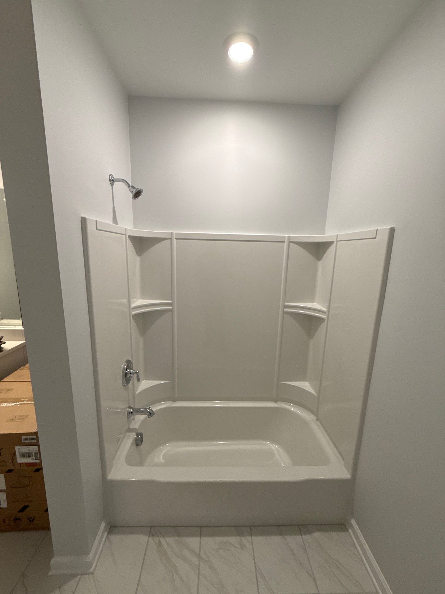Tub To Shower Transformation in Malrborough, MA  by Yankee Home Improvement