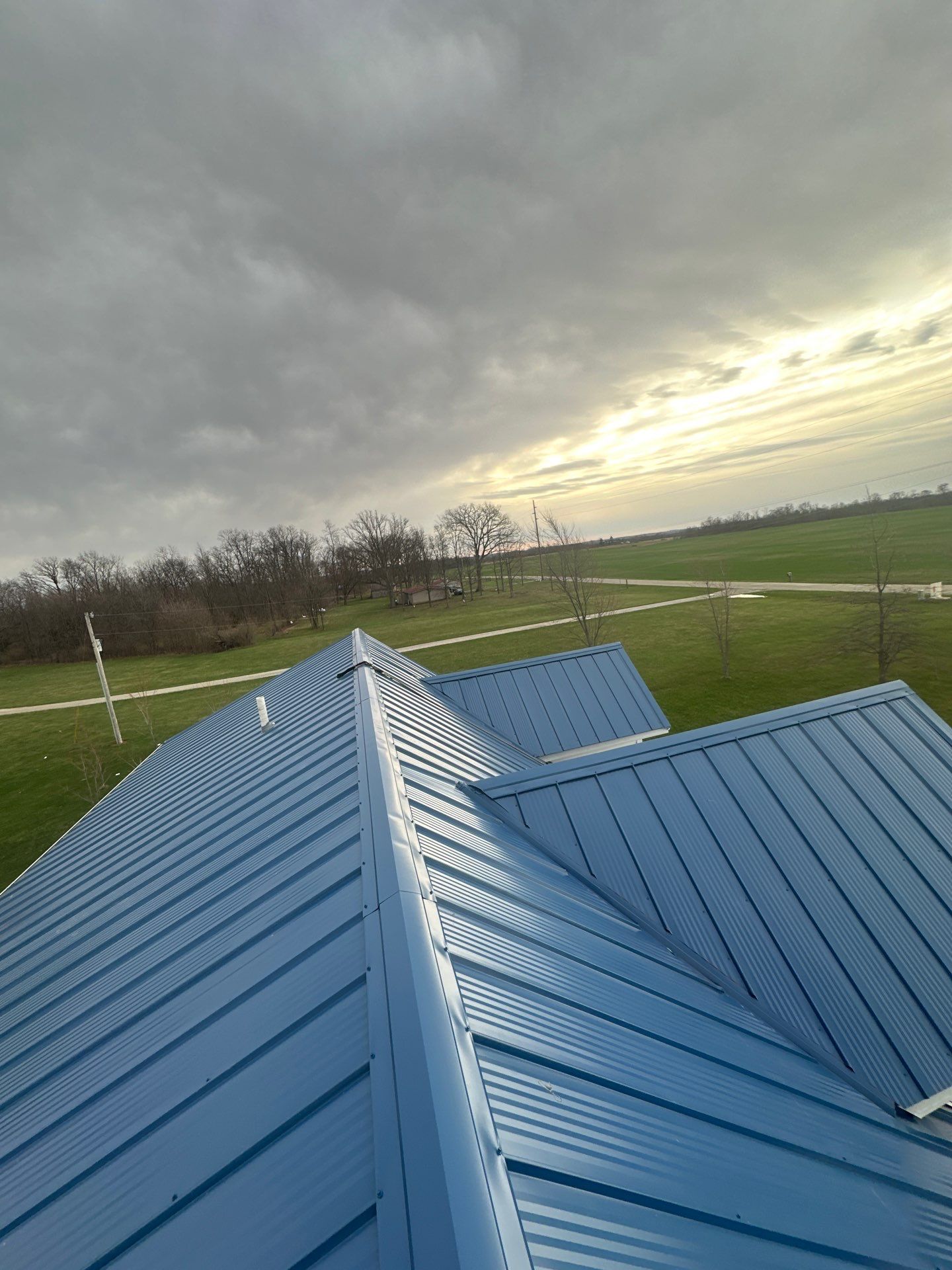 M Panel Metal Roofing - Gallery Blue by Hoel Roofing & Remodeling
