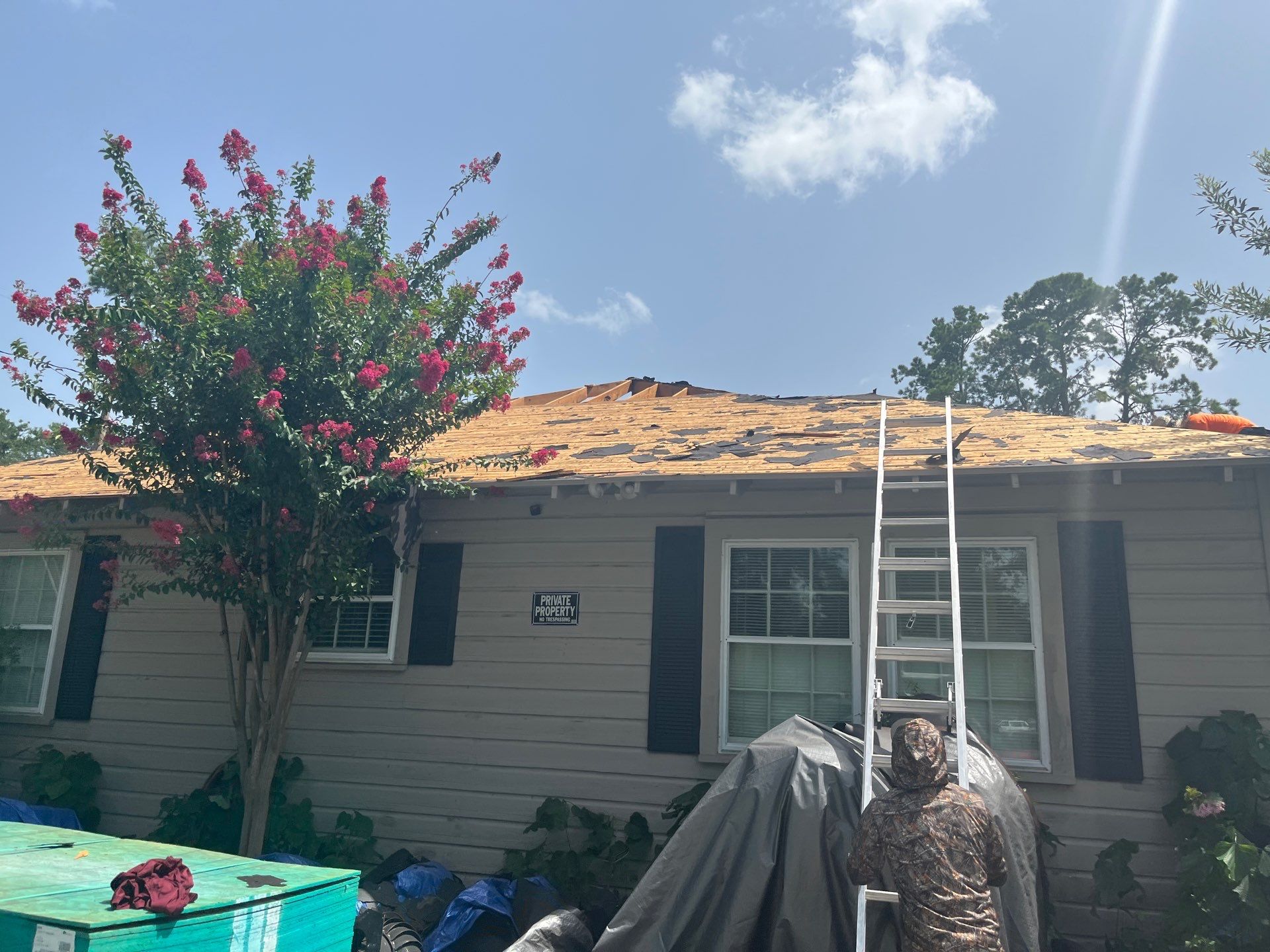 Residential Roofing Installation using Owen's Corning Duration (Lifetime) Shingles by Roof Repair Company