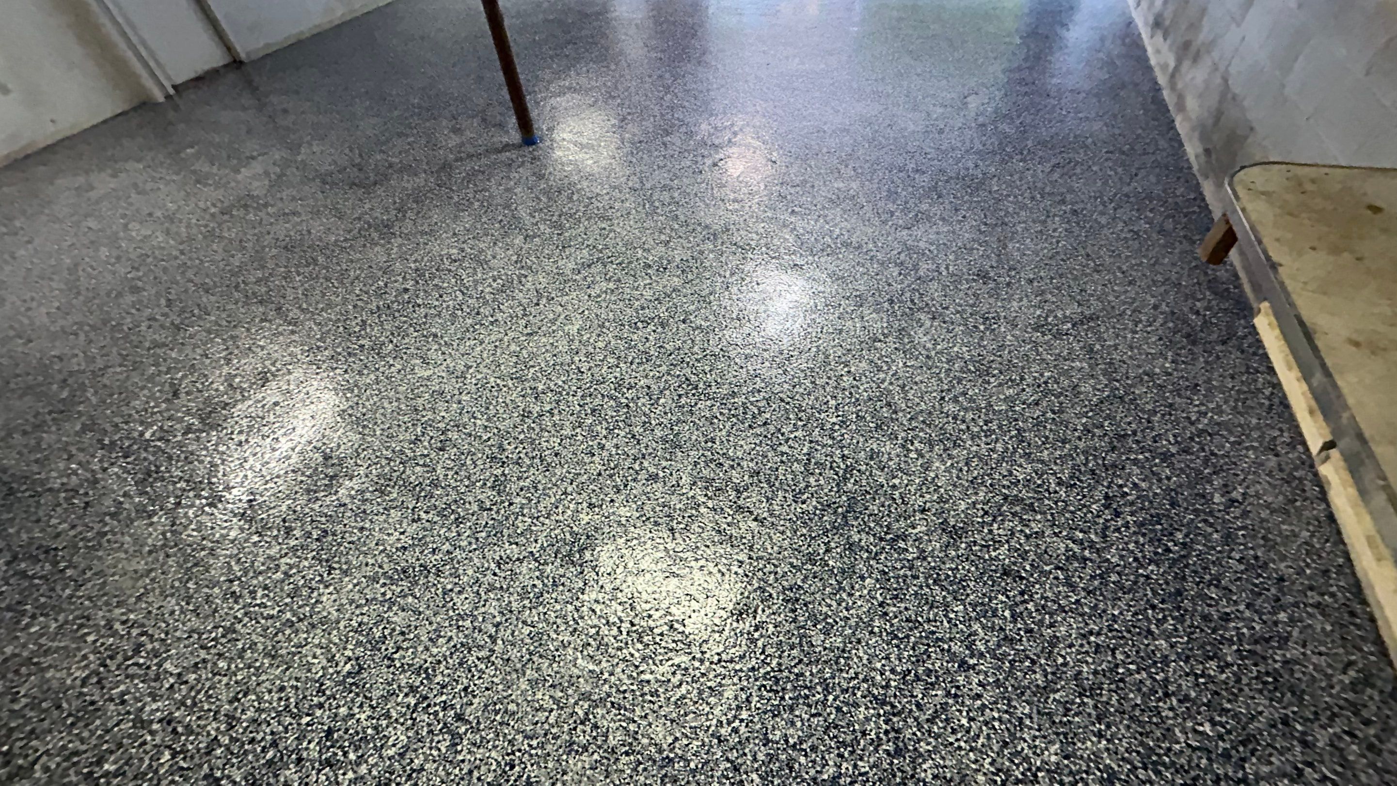 Concrete Floor Coating Using Cabin Fever Color by DiGiorgi Roofing and Siding Inc