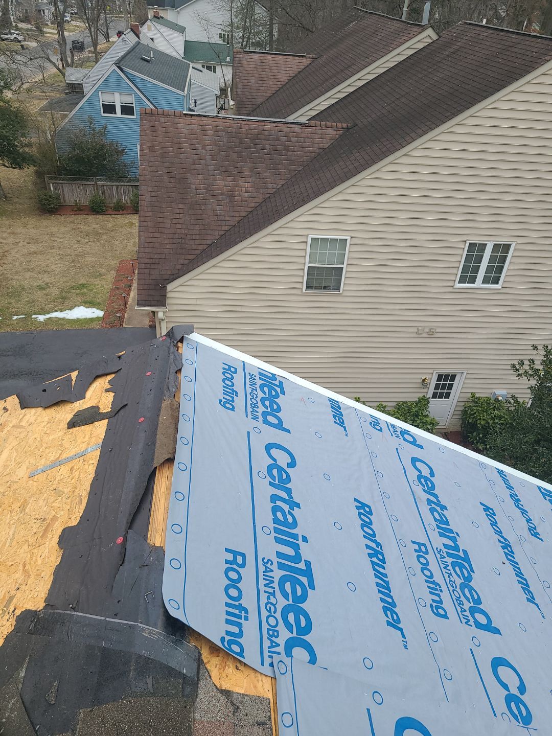 Falls Church: Residential Roof Replacement with CertainTeed Landmark Pro in Max Def Colonial Slate by RM Banning, Inc.