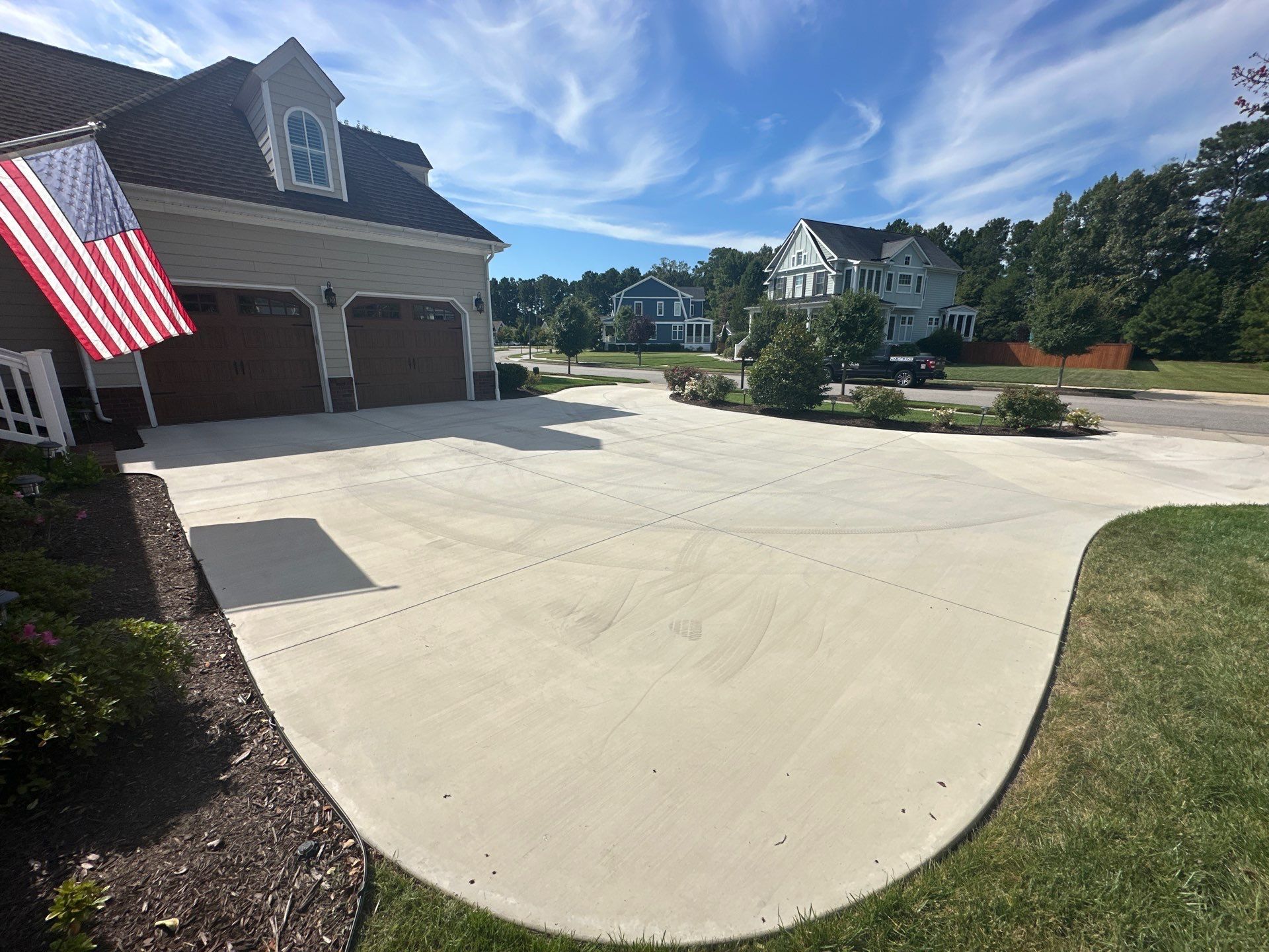 Project in Virginia Beach by Sam The Concrete Man Virginia Beach
