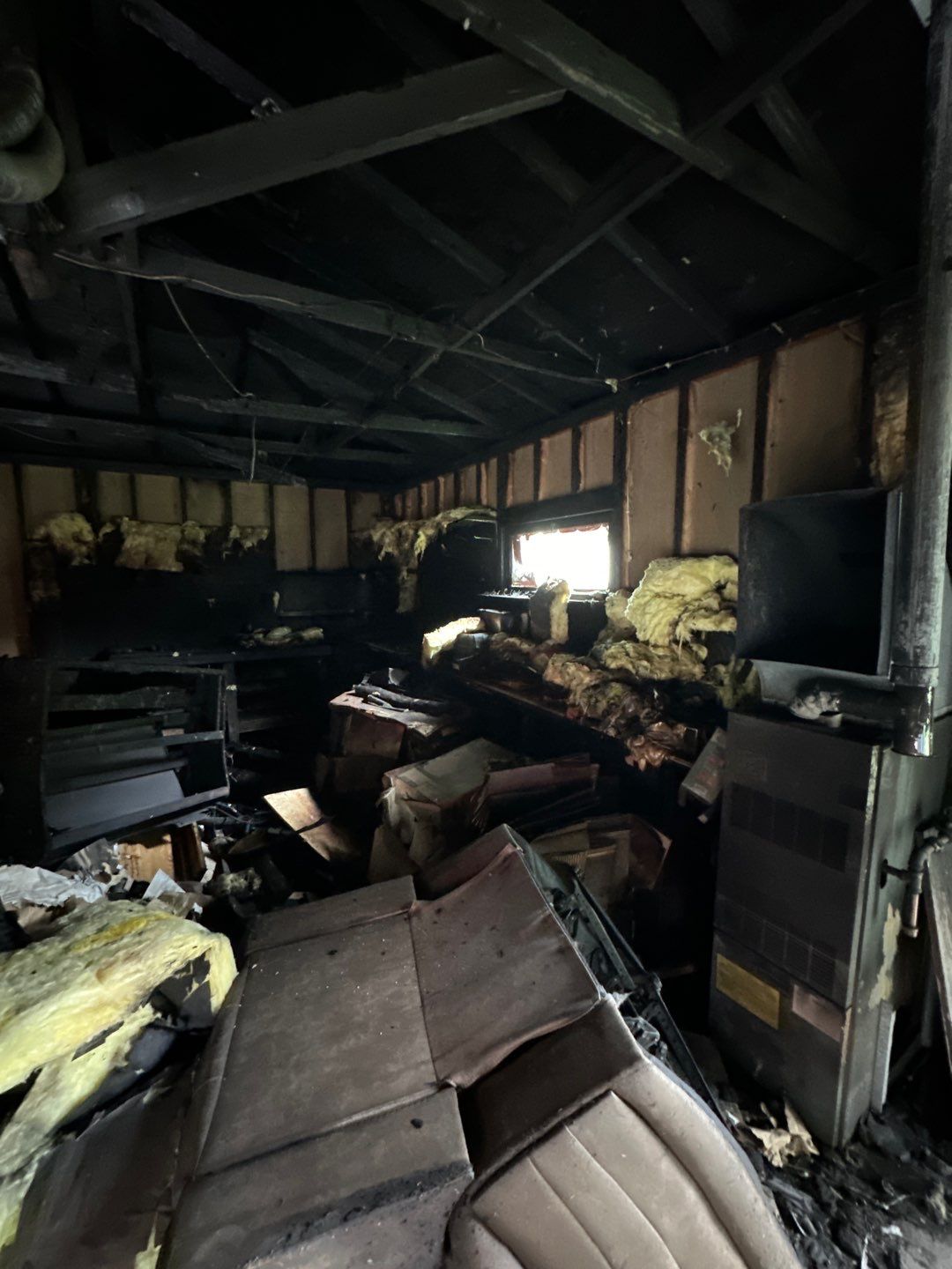 Garage fire claim. Brainerd, Minnesota by Koska construction llc