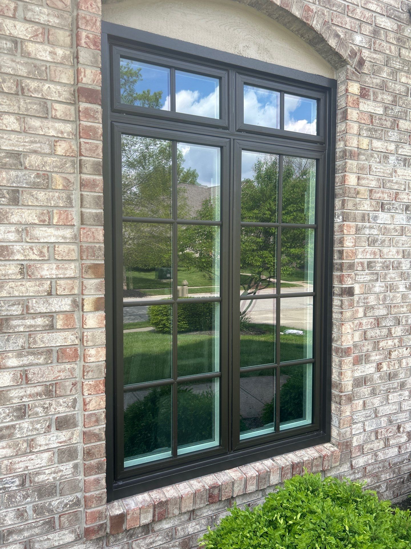 Full Window Replacement Featuring ProVia Casement Windows and Entry Doors in Fishers by Merrifield Exteriors, LLC