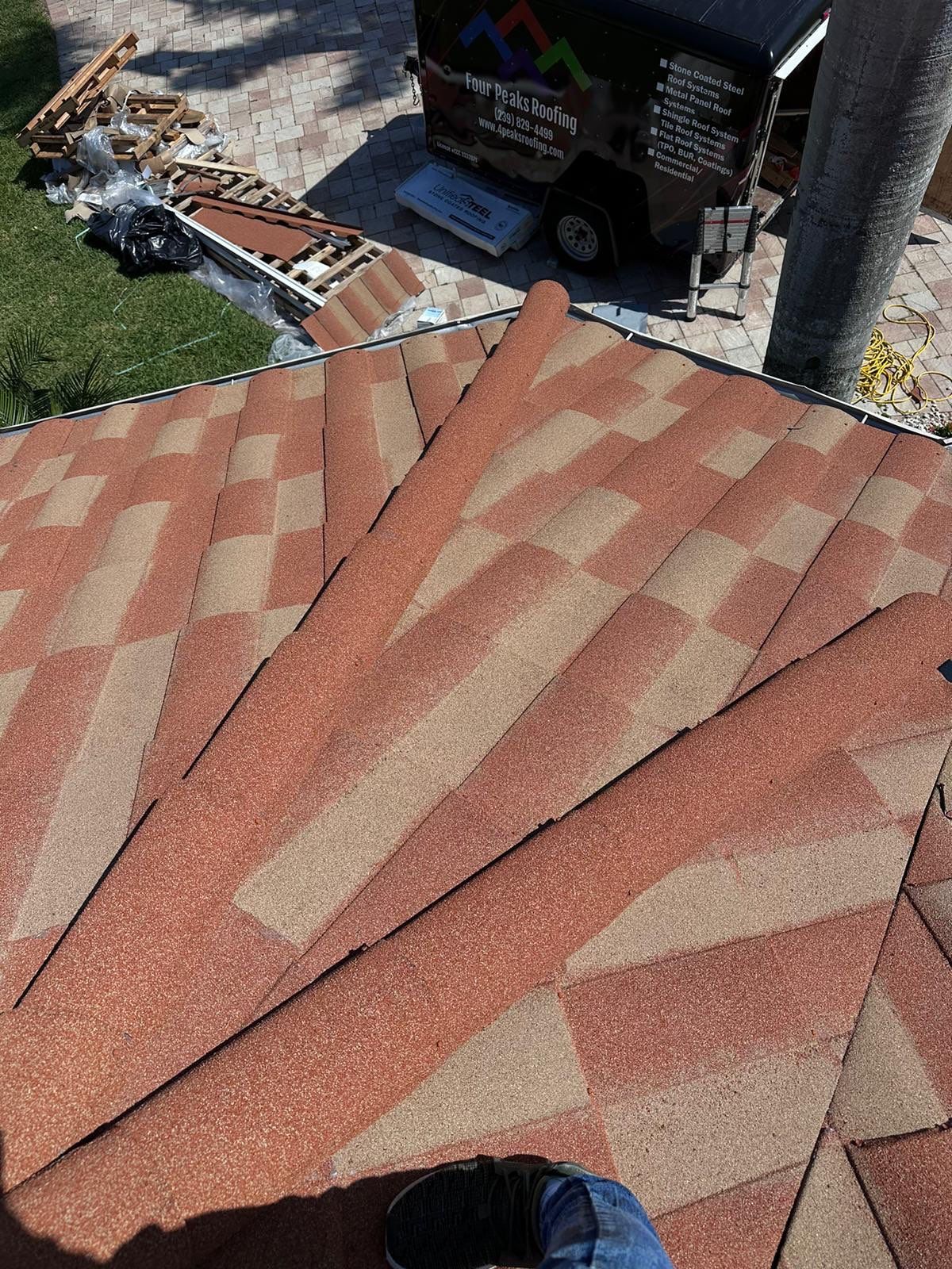 Residential Roofing Installation using Westlake (Boral) Stone Coated Steel by Four Peaks Roofing