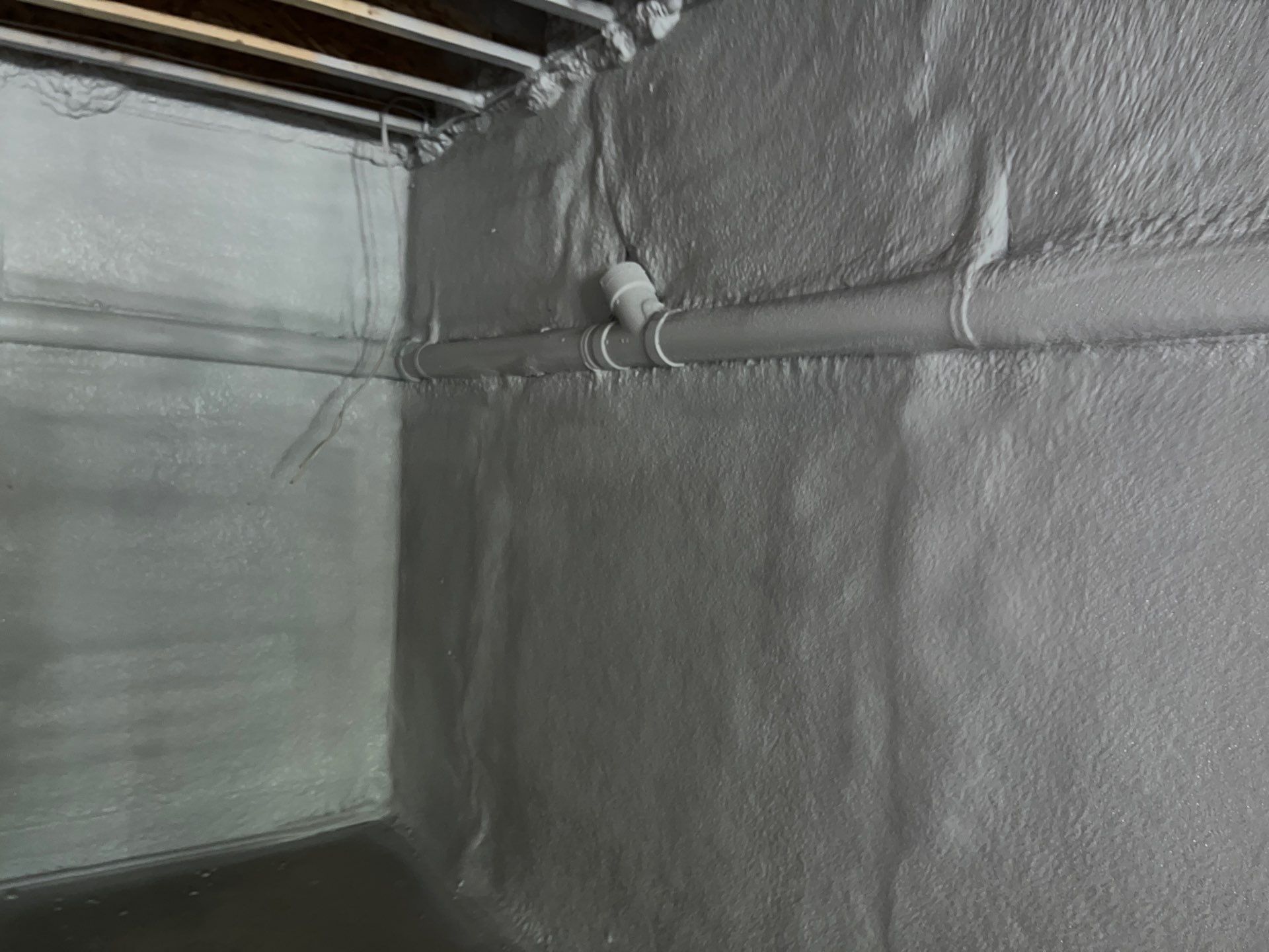 New Home Construction using open cell spray foam by NYS Foam & Energy