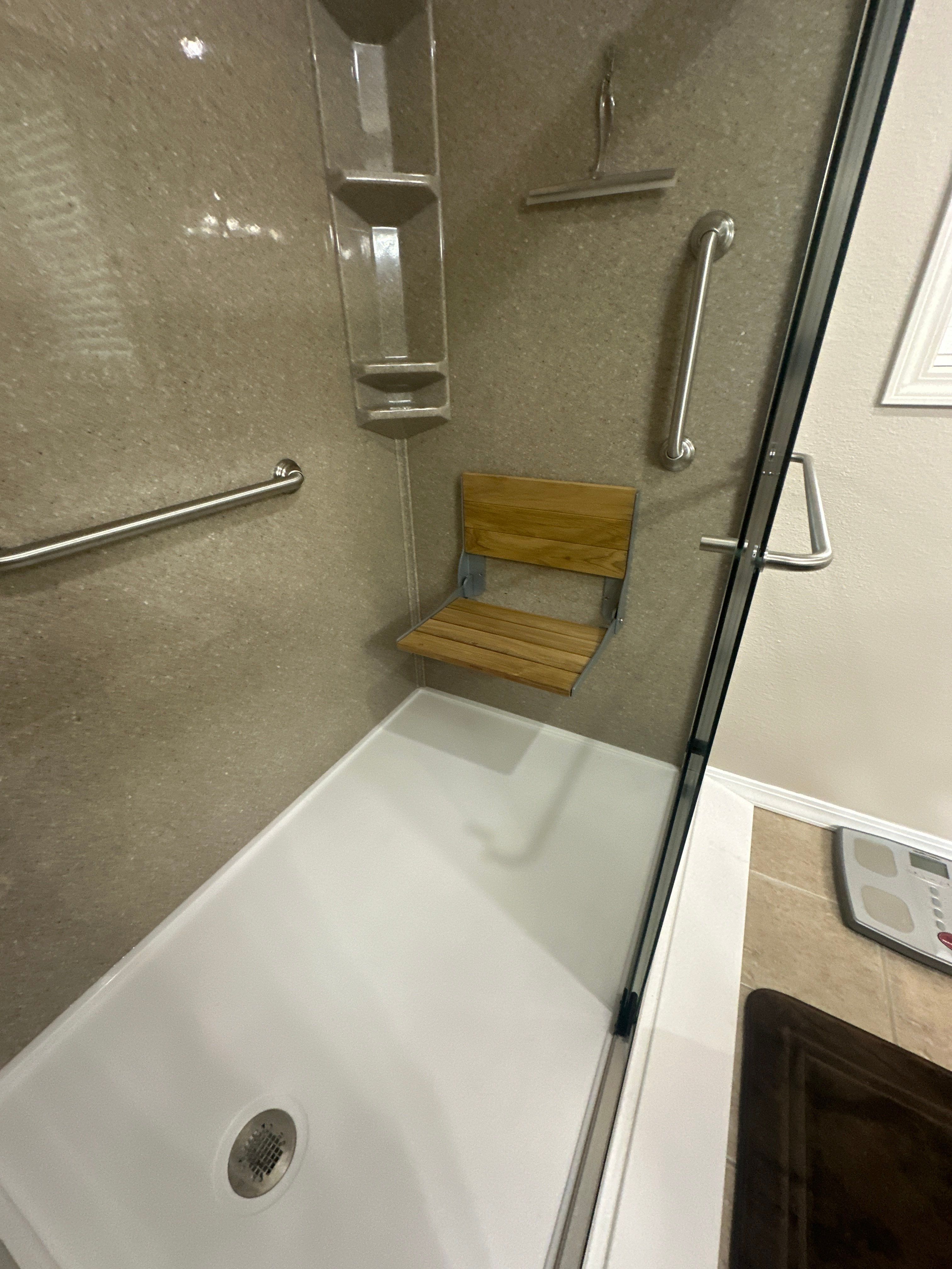 Master Bathroom Remodel for Retired Veteran by Kitchen Works LLC