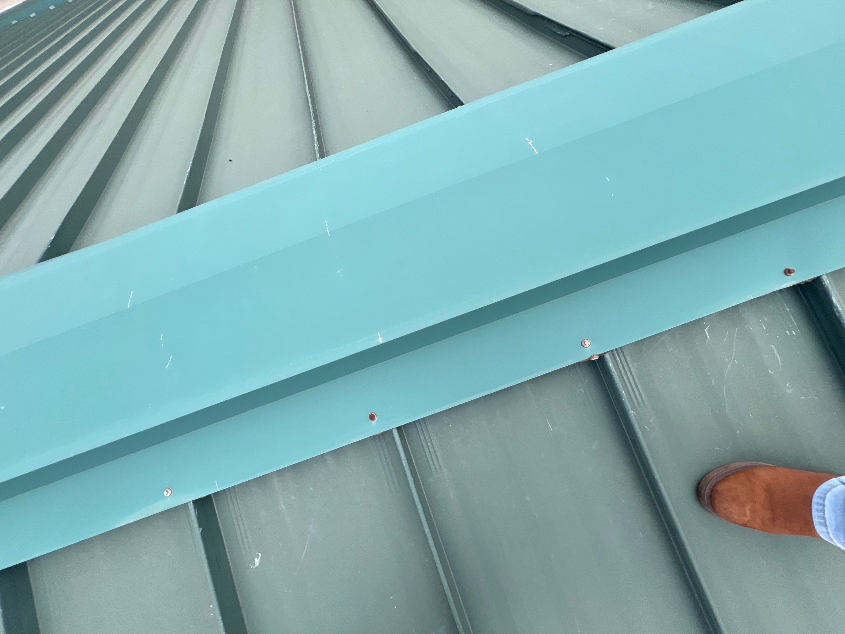 Hail Damage using Metal by Roof Repair Company