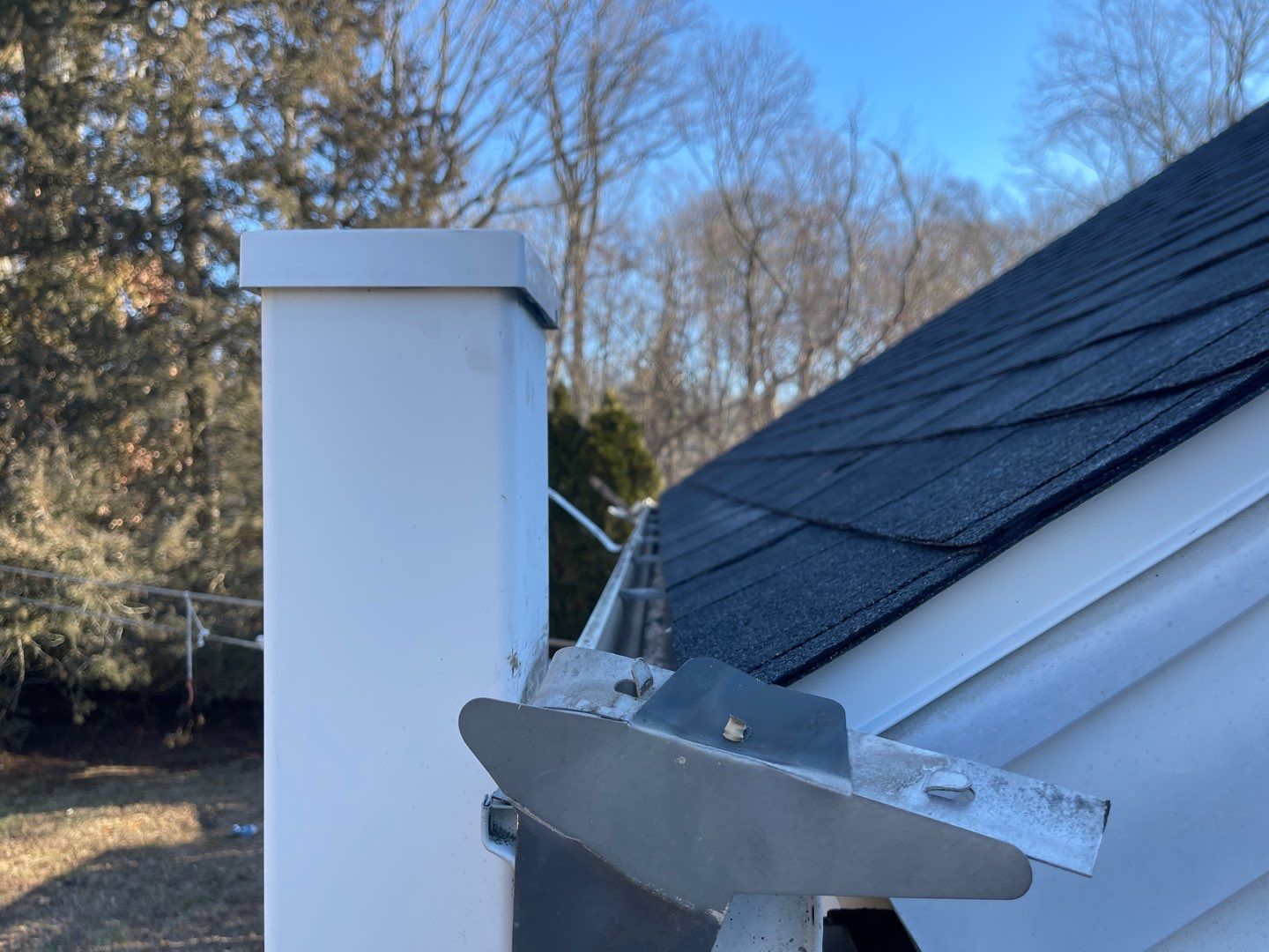 Fence Installation using Privacy Vinyl Fence by A Plus Exterior