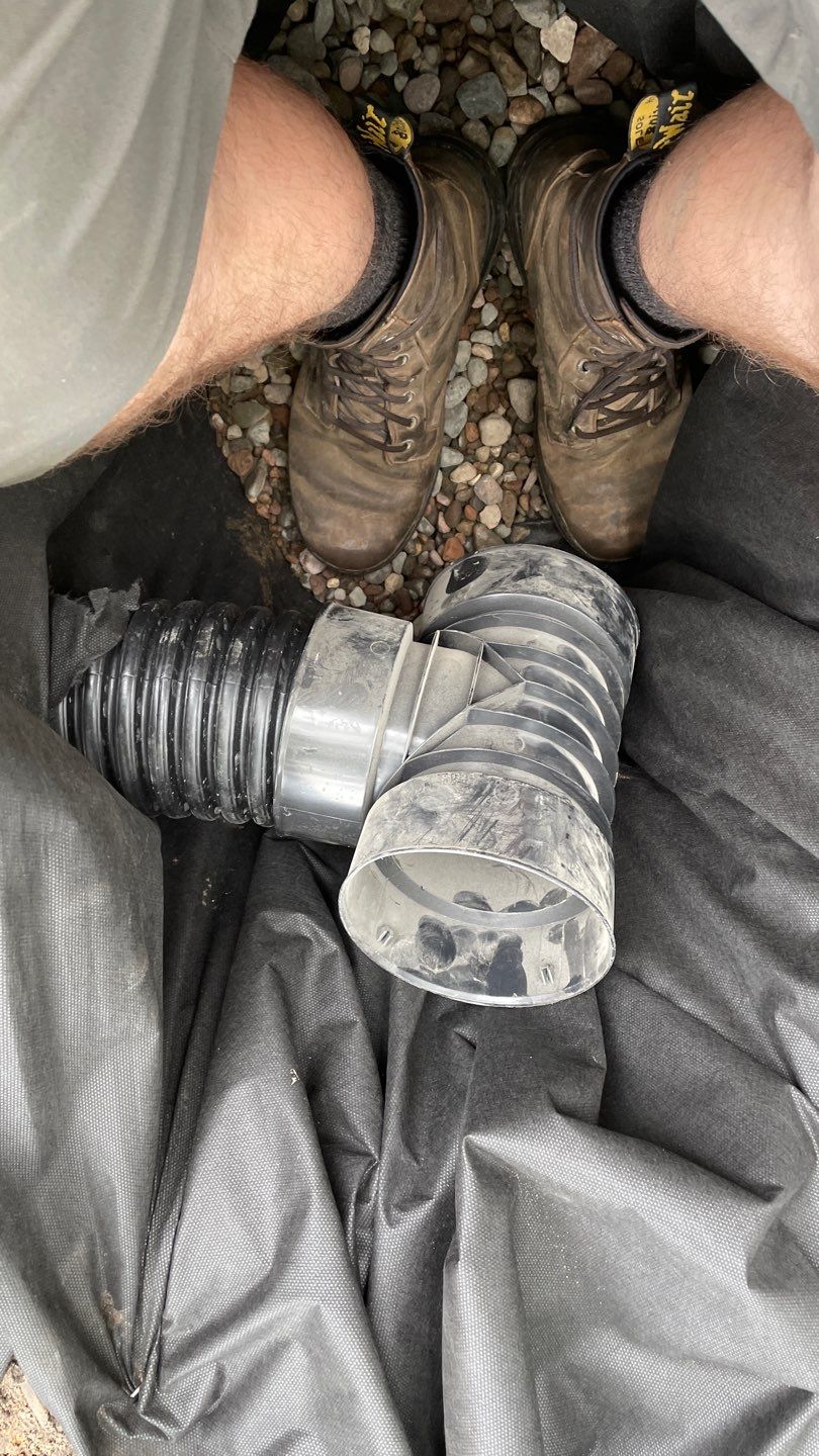 Richard’s Sump Pump Discharge Line Fix by Waterproofing Northeast