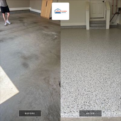 Garage Floor Coating using Cabin Fever