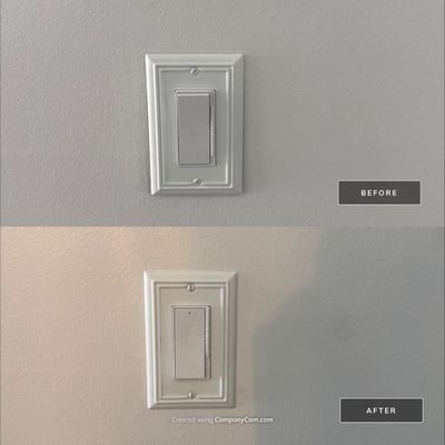 Dining Room Lighting & Switch Upgrade