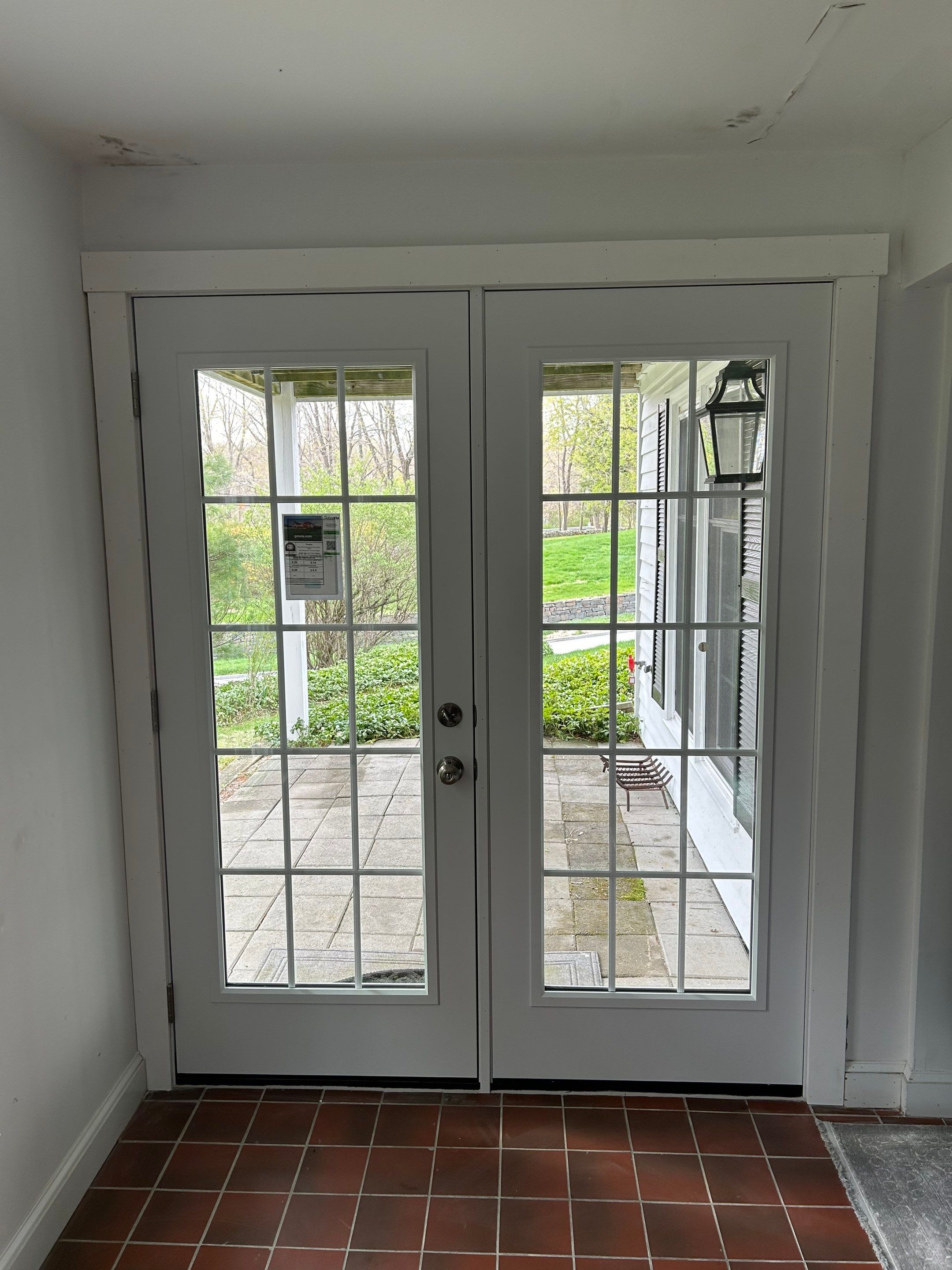 French Patio door  Replacement  by DiGiorgi Roofing and Siding Inc