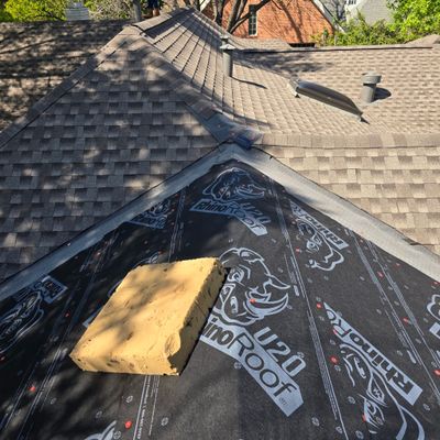 Home Addition Roof Install in Progress