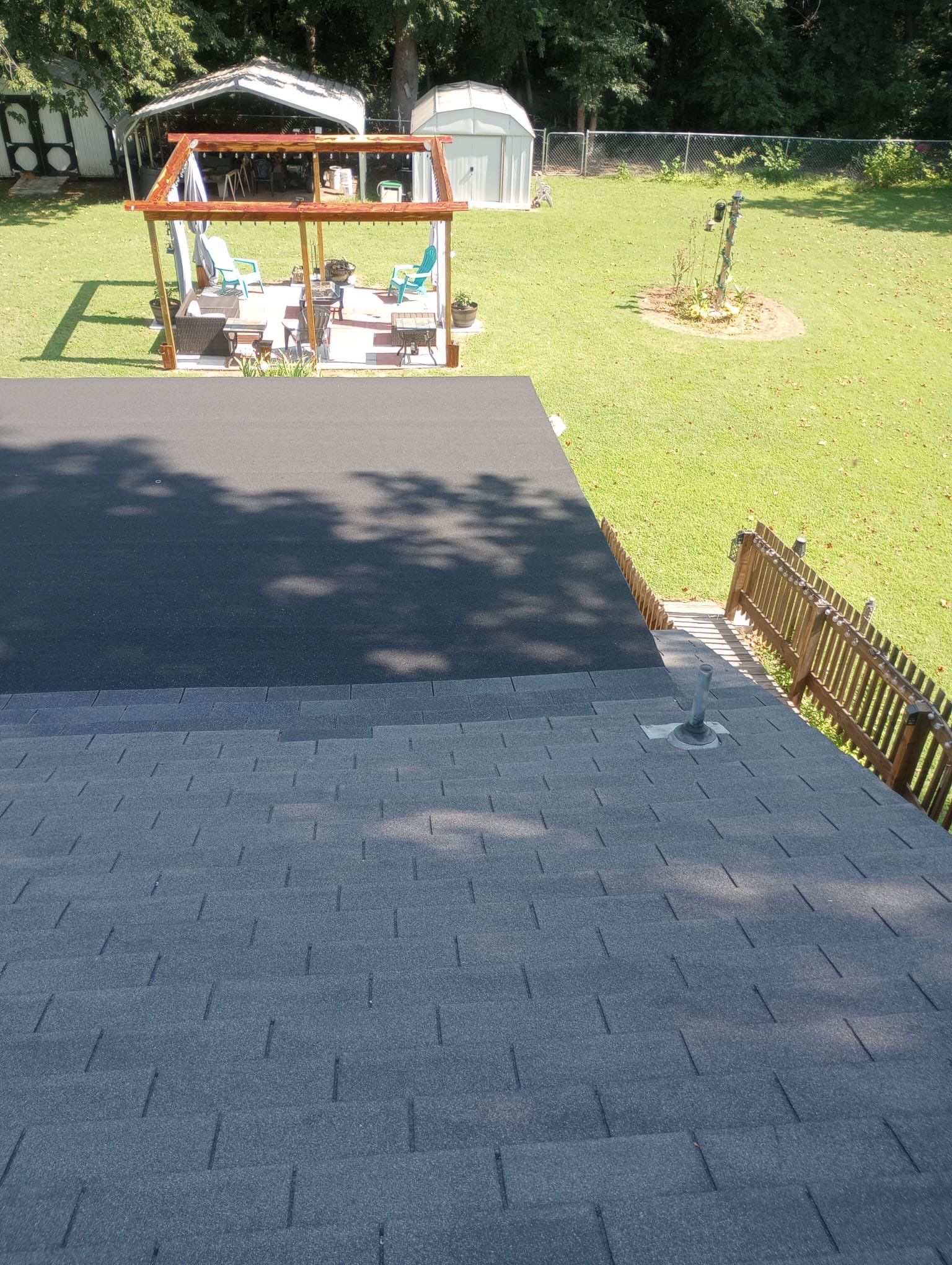 Flat Roof Replacement in Harrah, OK by McCann's Roofing and Construction