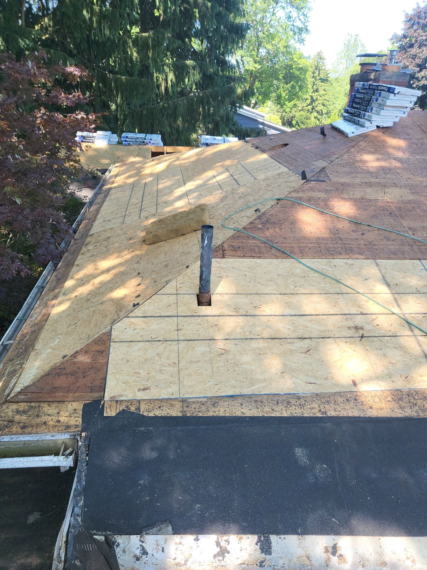 Atlas Pinnacle, Color, Burnt Hickory, Drip Edge, Color, Royal Brown by Eagle Eye Roofing