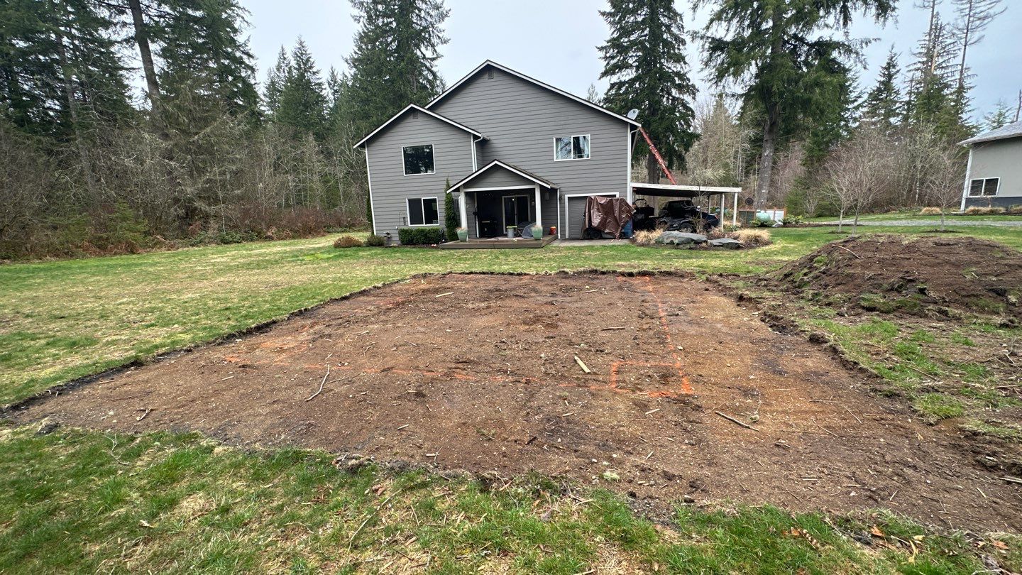 Jamie | Stamped Finish Patio, Concrete Project by Jireh Asphalt & Concrete Inc 