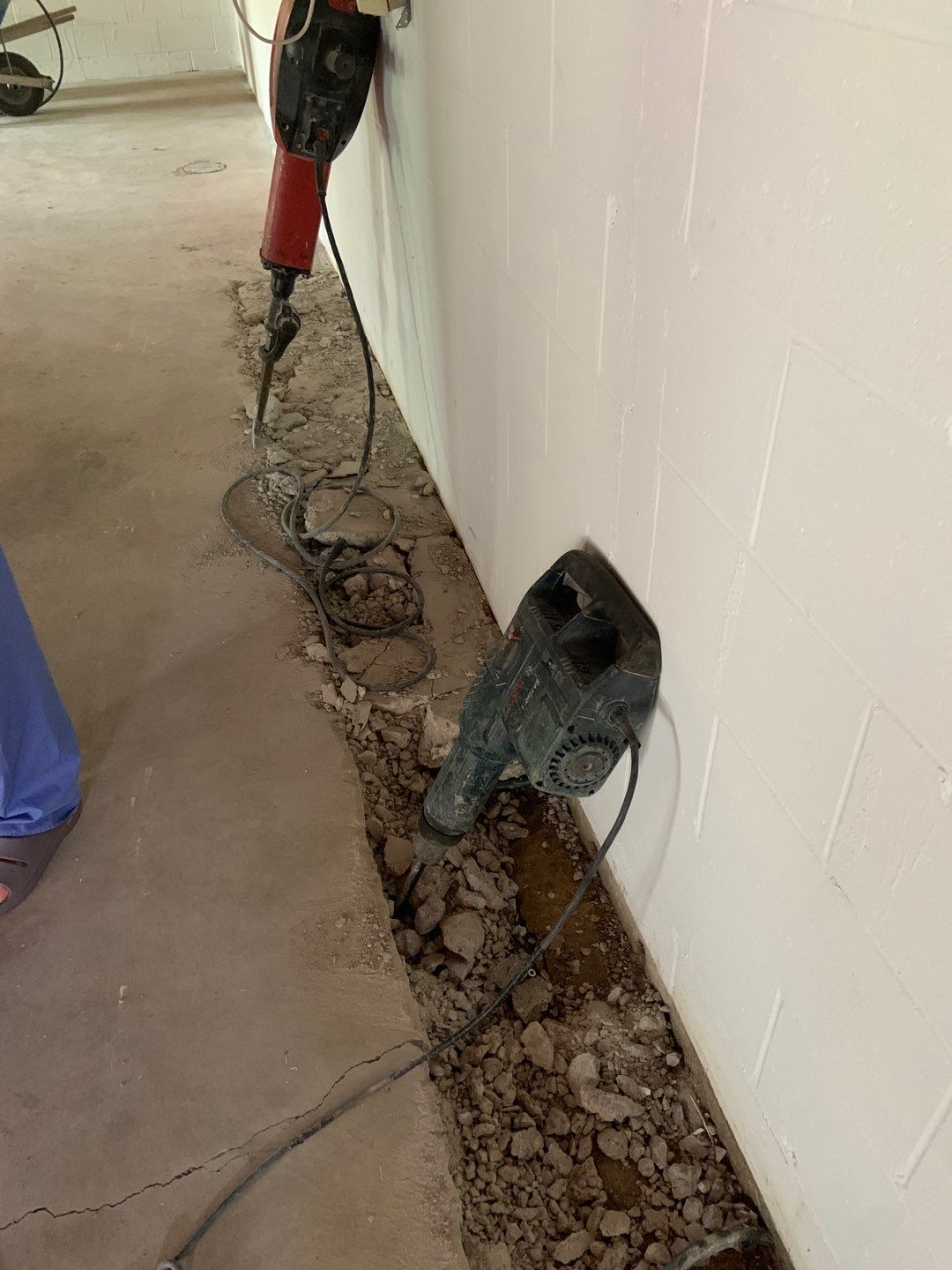 Correcting an Improper Installation for Alan in Chanhassen by Waterproofing Northeast