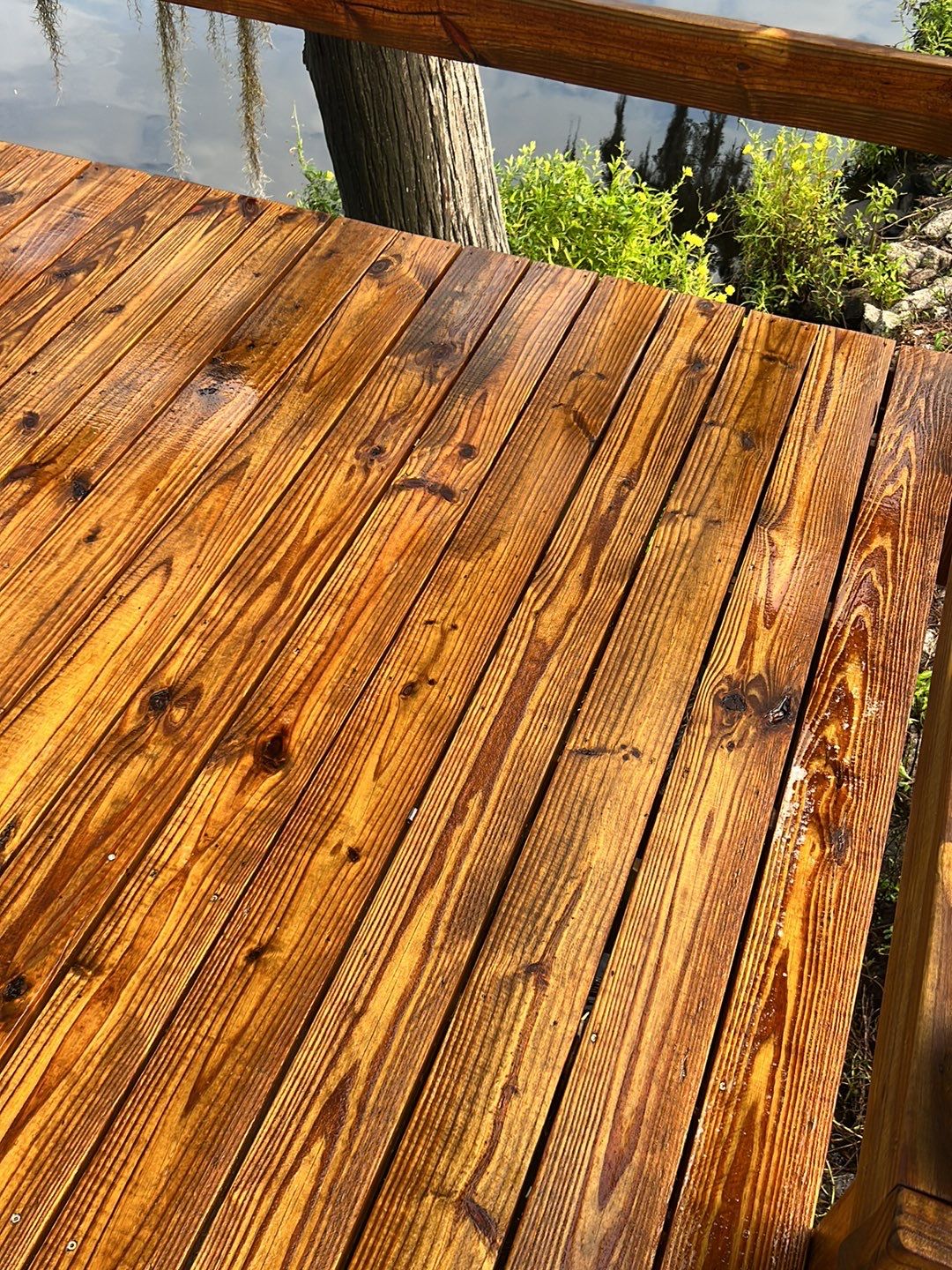 Dock using Wood Sealant by DuraSeal