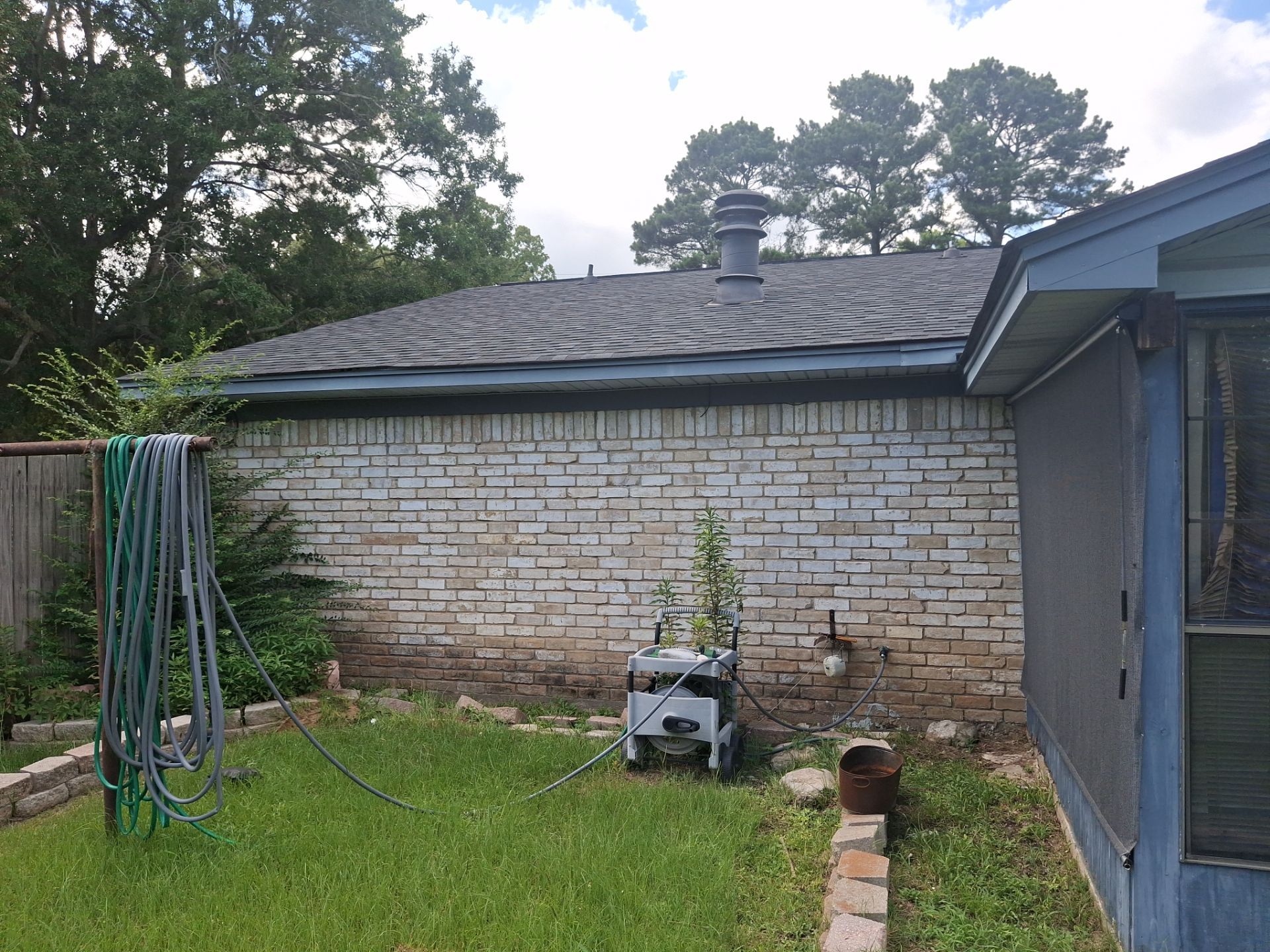 Exterior Refresh Brick Painting Job in Overton, TX by Quality Coats Painting