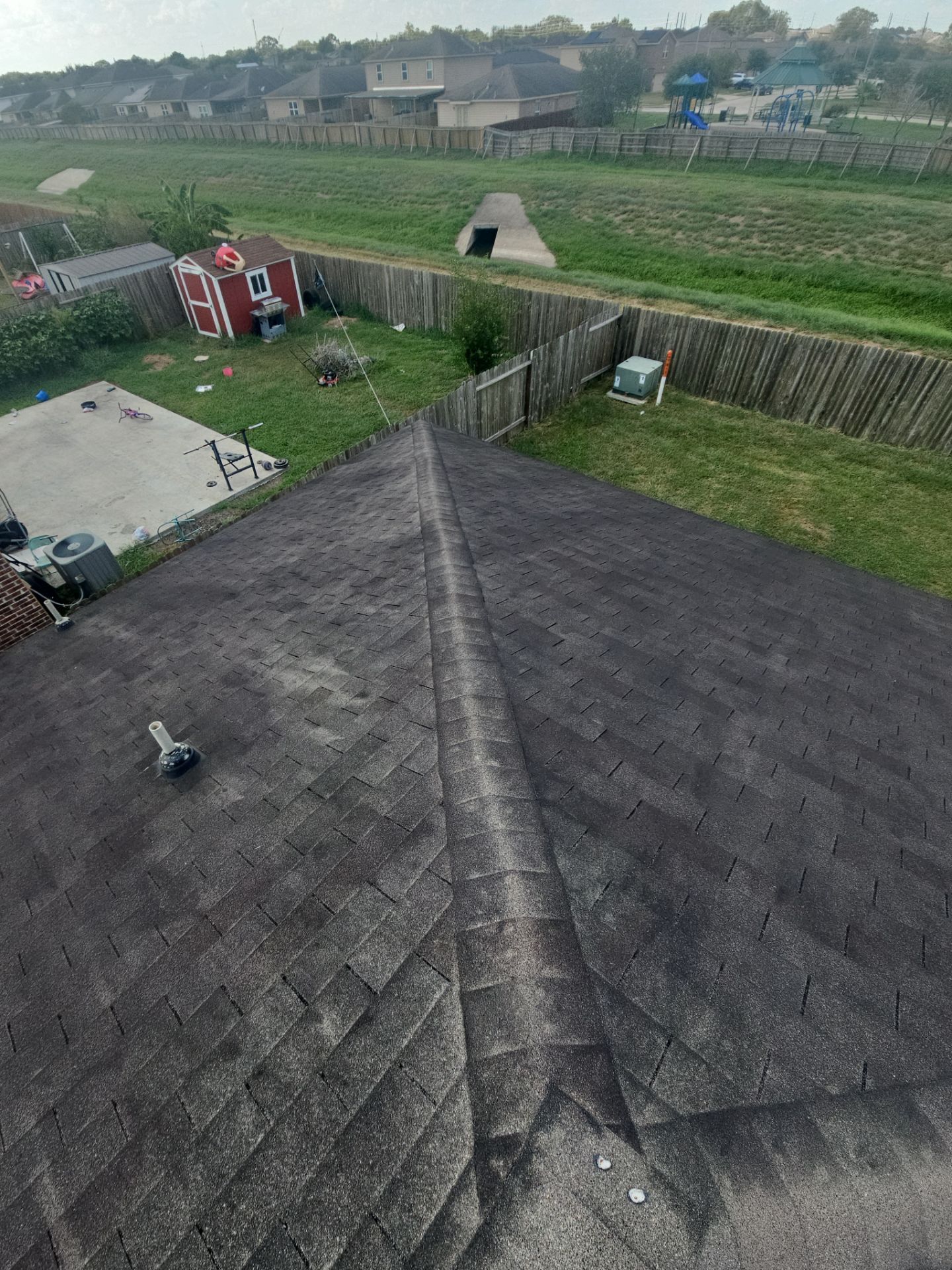 Hail Damage using Owen's Corning Duration (Lifetime) Shingles by Roof Repair Company