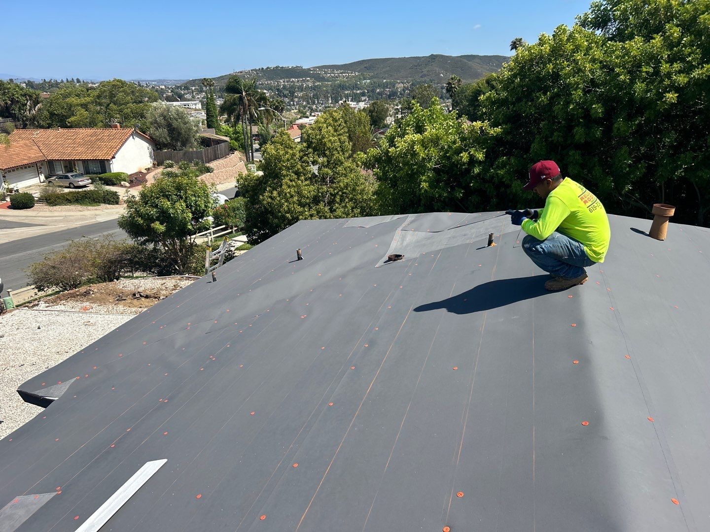Brava Spanish Barrel Tile Roof Replacement in San Diego by Reliable Roofing San Diego Inc.
