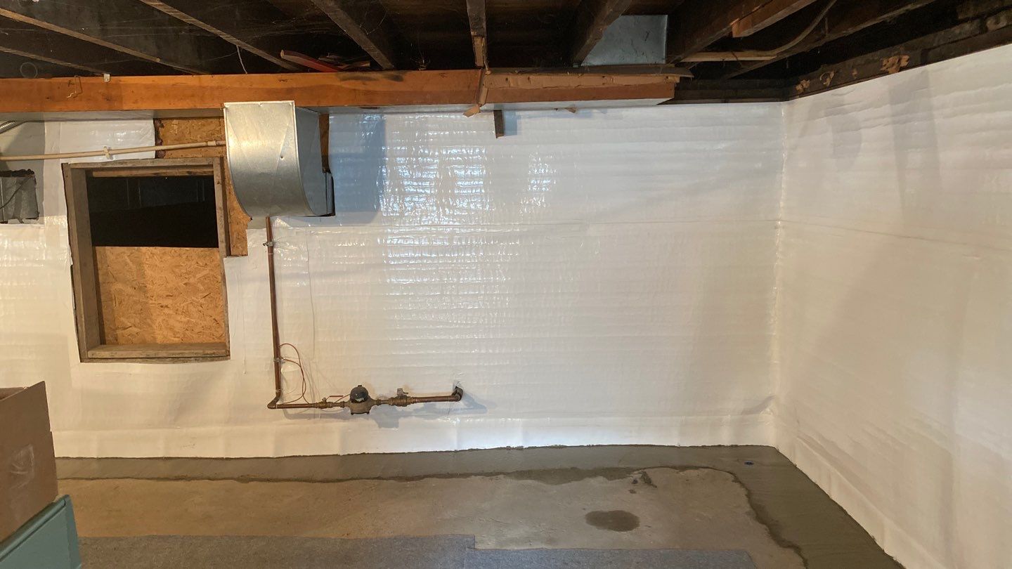Interior Basement Waterproofing System by Toledo Basement Repair 